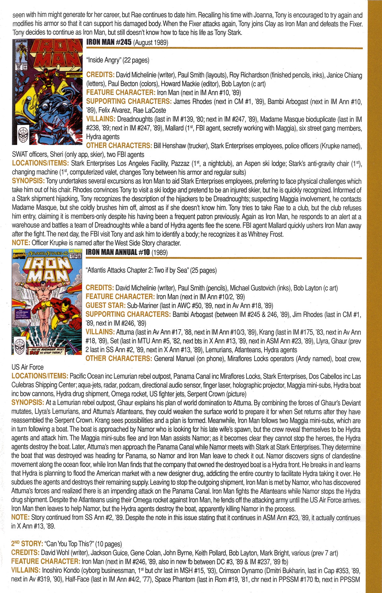 Read online Official Index to the Marvel Universe comic -  Issue #7 - 37