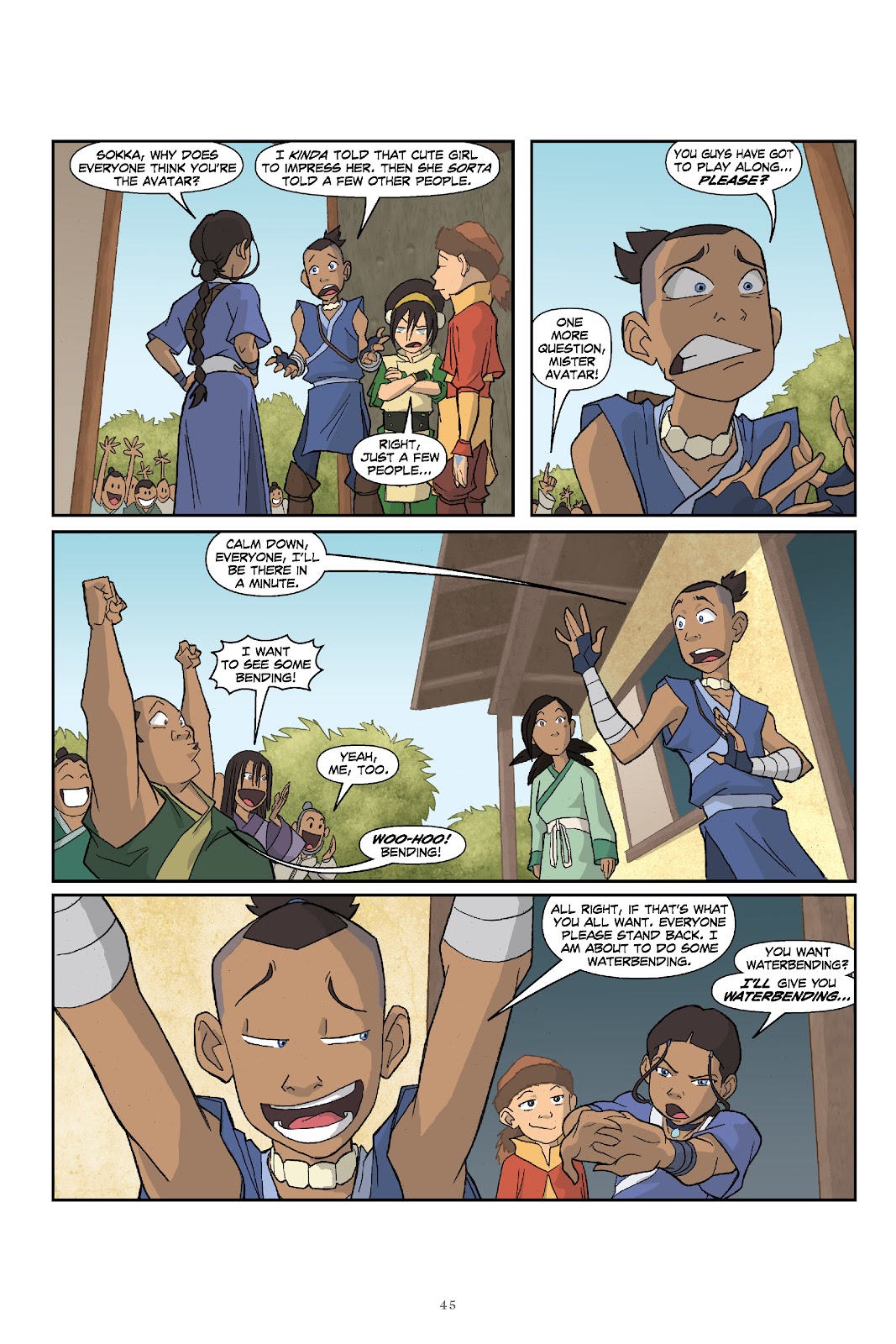 Nickelodeon Avatar: The Last Airbender–The Lost Adventures & Team Avatar Tales Library Edition issue TPB (Part 1) - Page 46