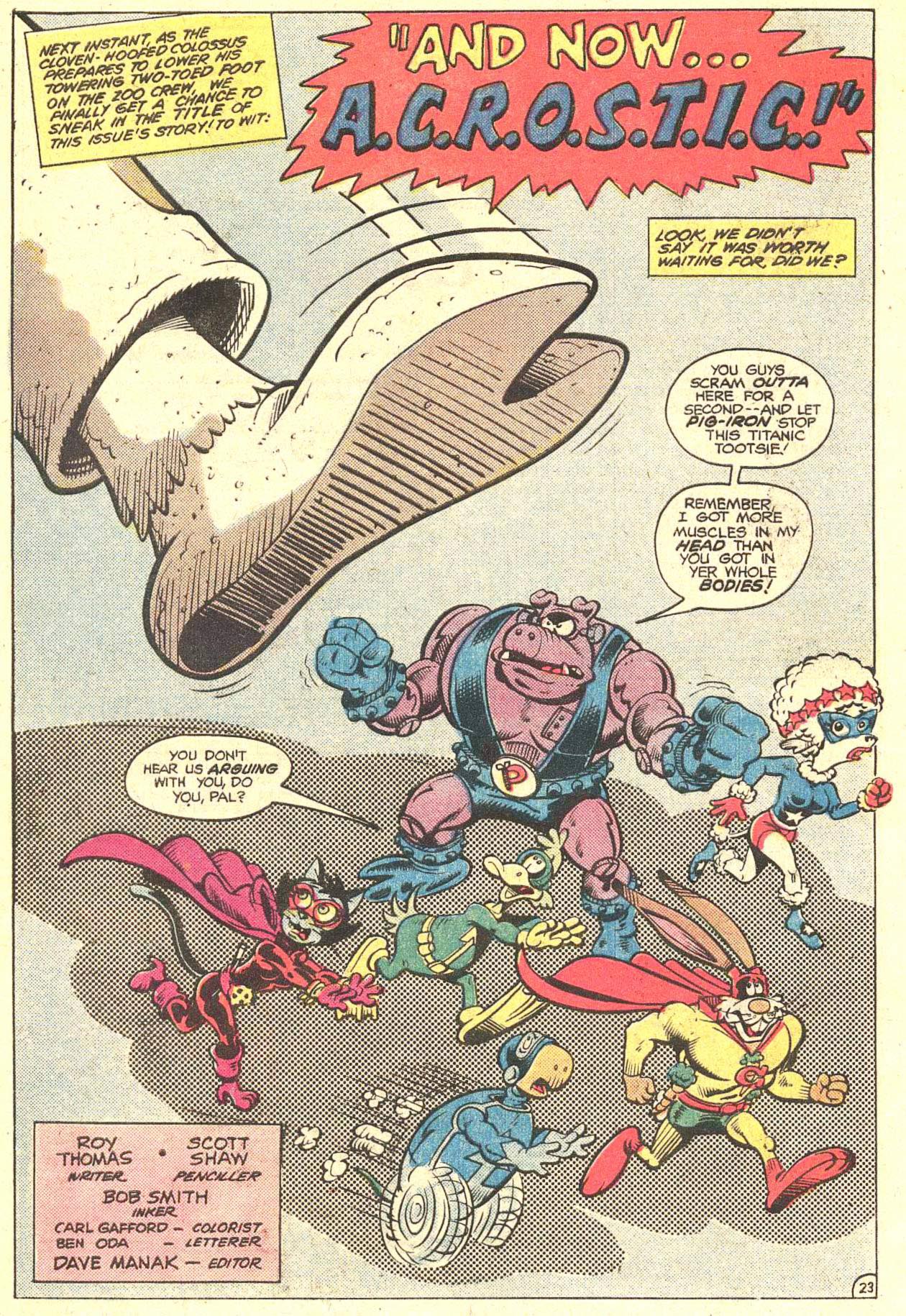 Read online Captain Carrot and His Amazing Zoo Crew! comic -  Issue #3 - 24
