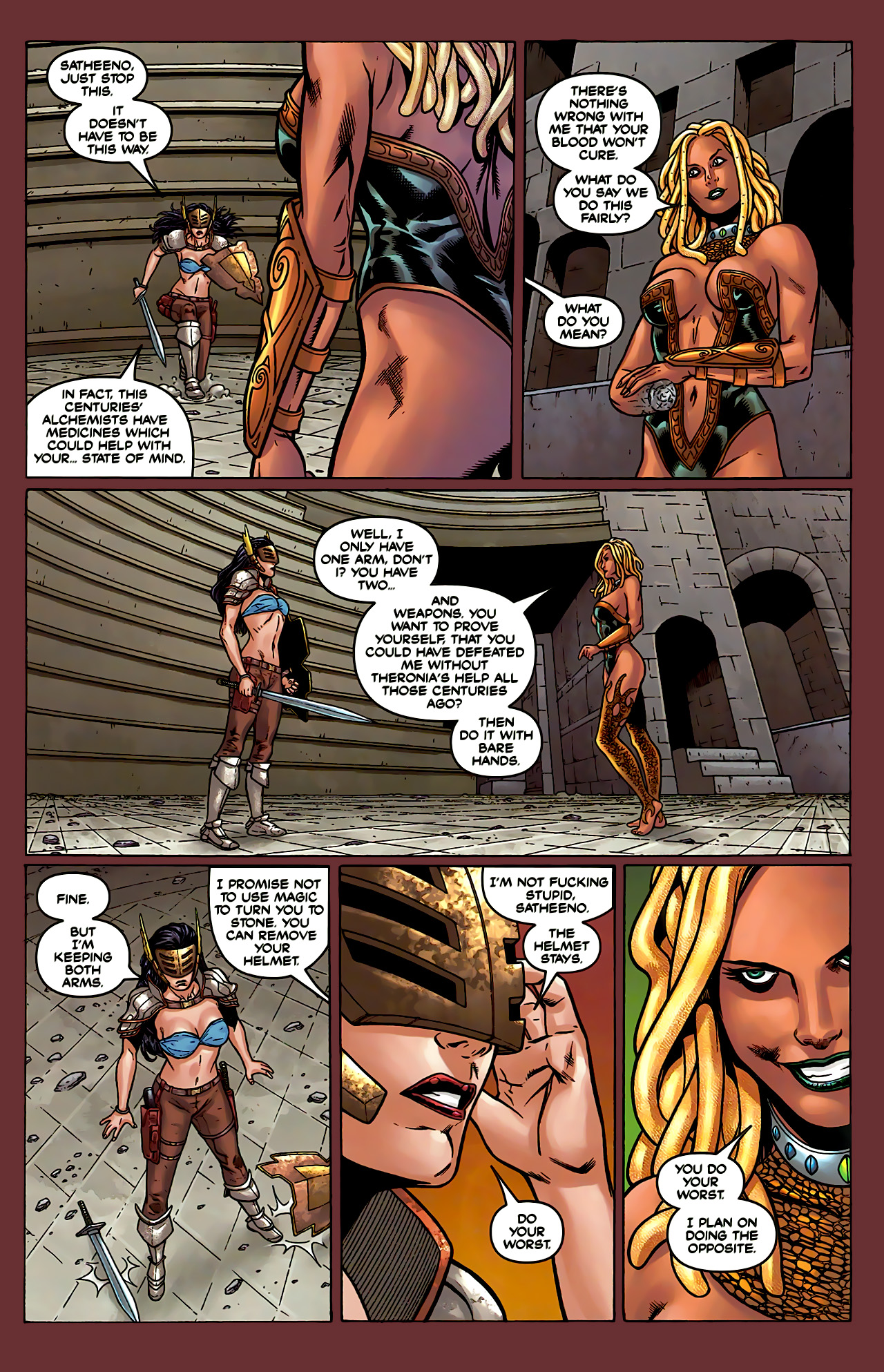 Read online War Goddess comic -  Issue #7 - 21