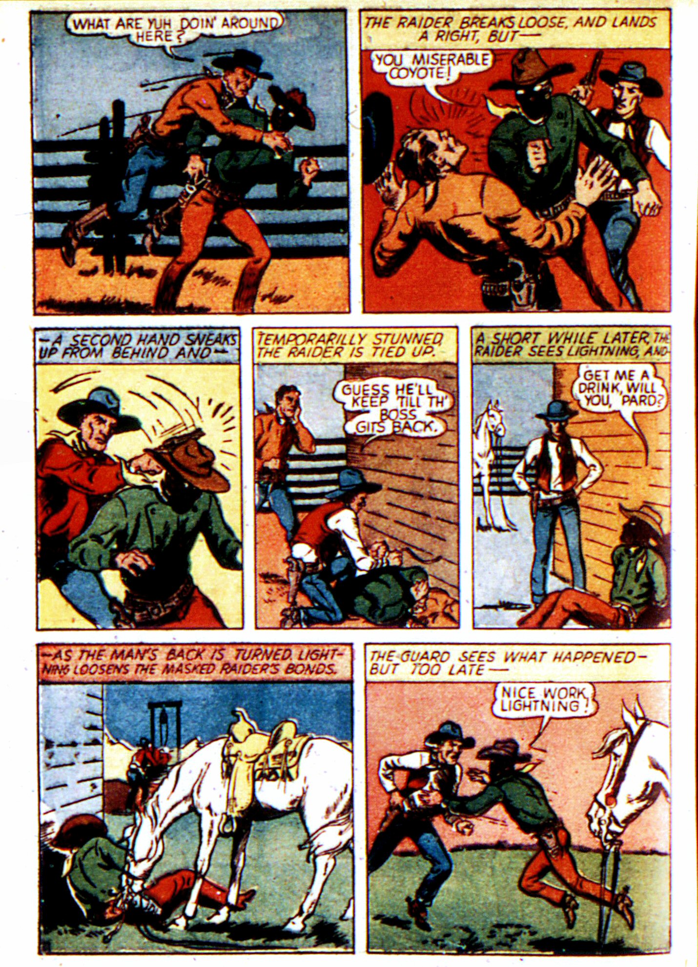 Read online Marvel Mystery Comics comic -  Issue #7 - 38