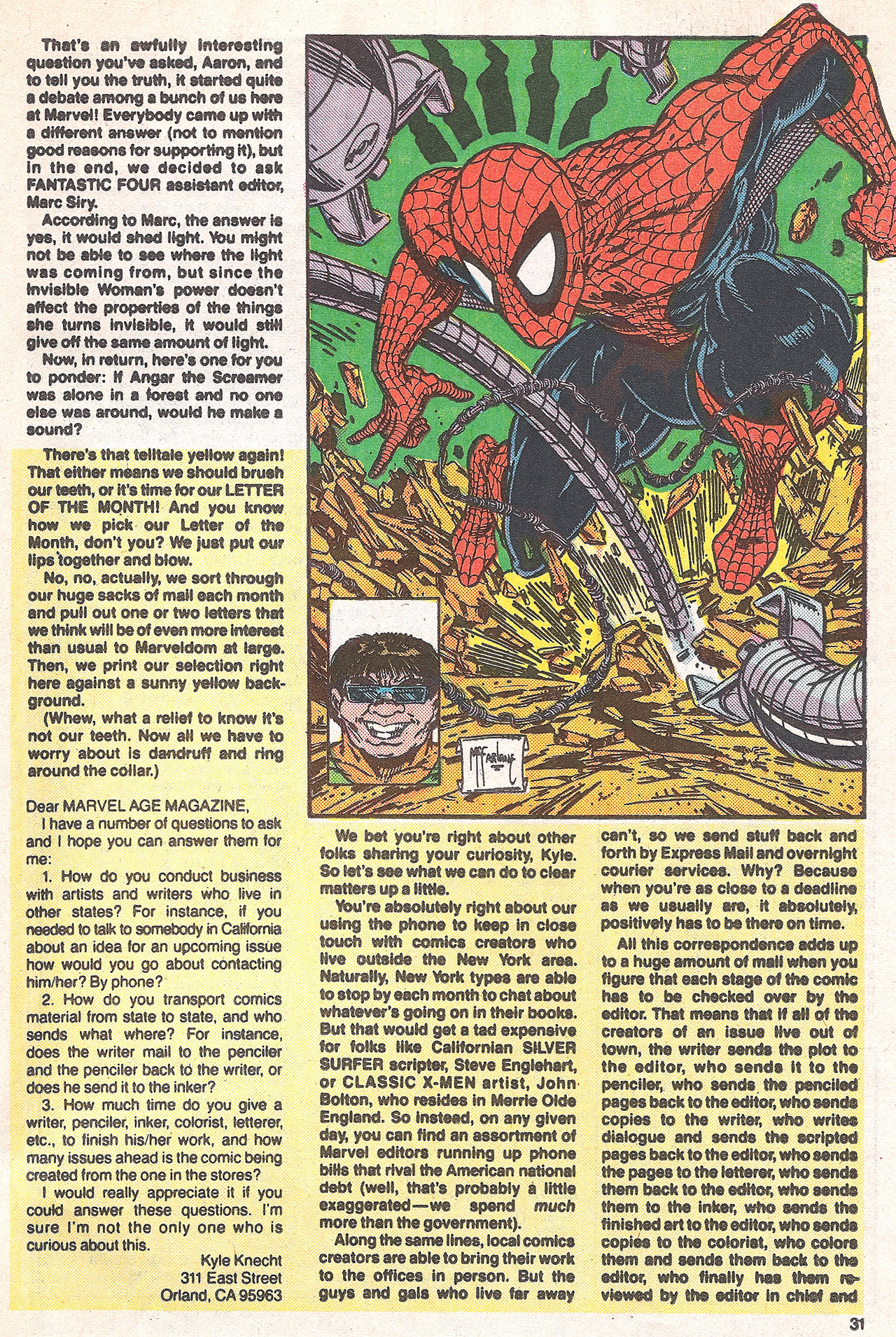 Read online Marvel Age comic -  Issue #74 - 31
