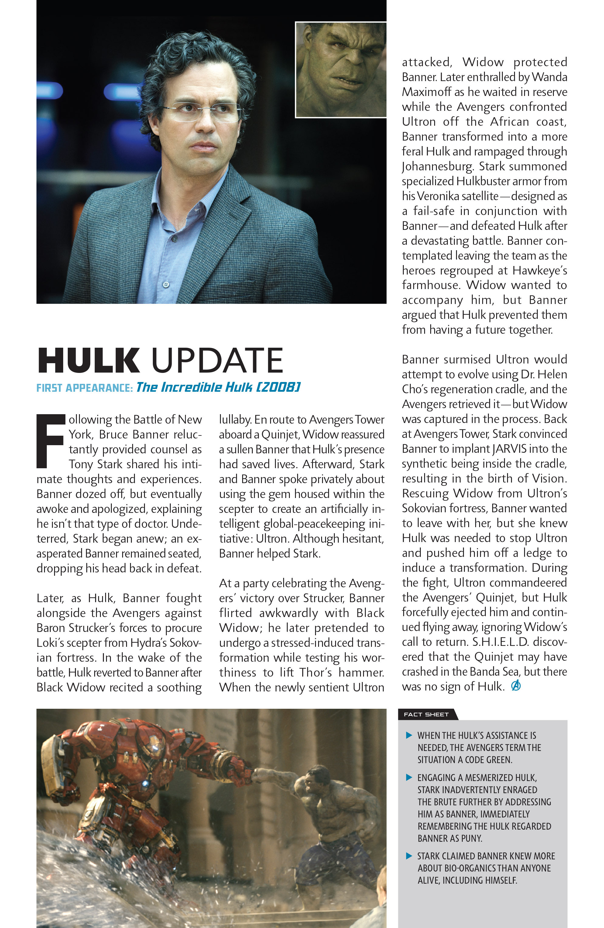 Read online Guidebook To the Marvel Cinematic Universe – Marvel's Avengers: Age of Ultron comic -  Issue # Full - 13