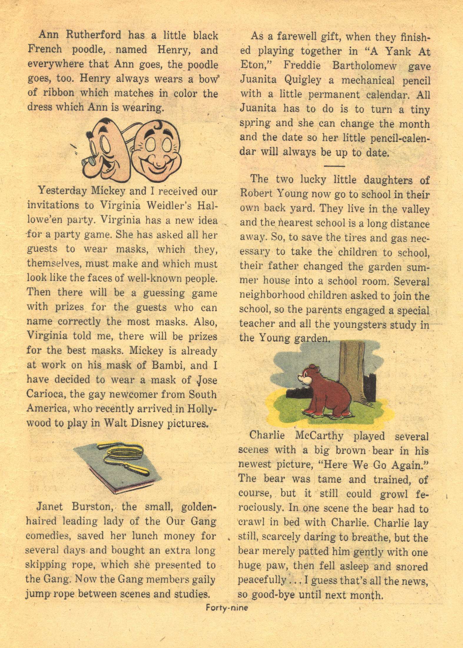 Read online Walt Disney's Comics and Stories comic -  Issue #25 - 52