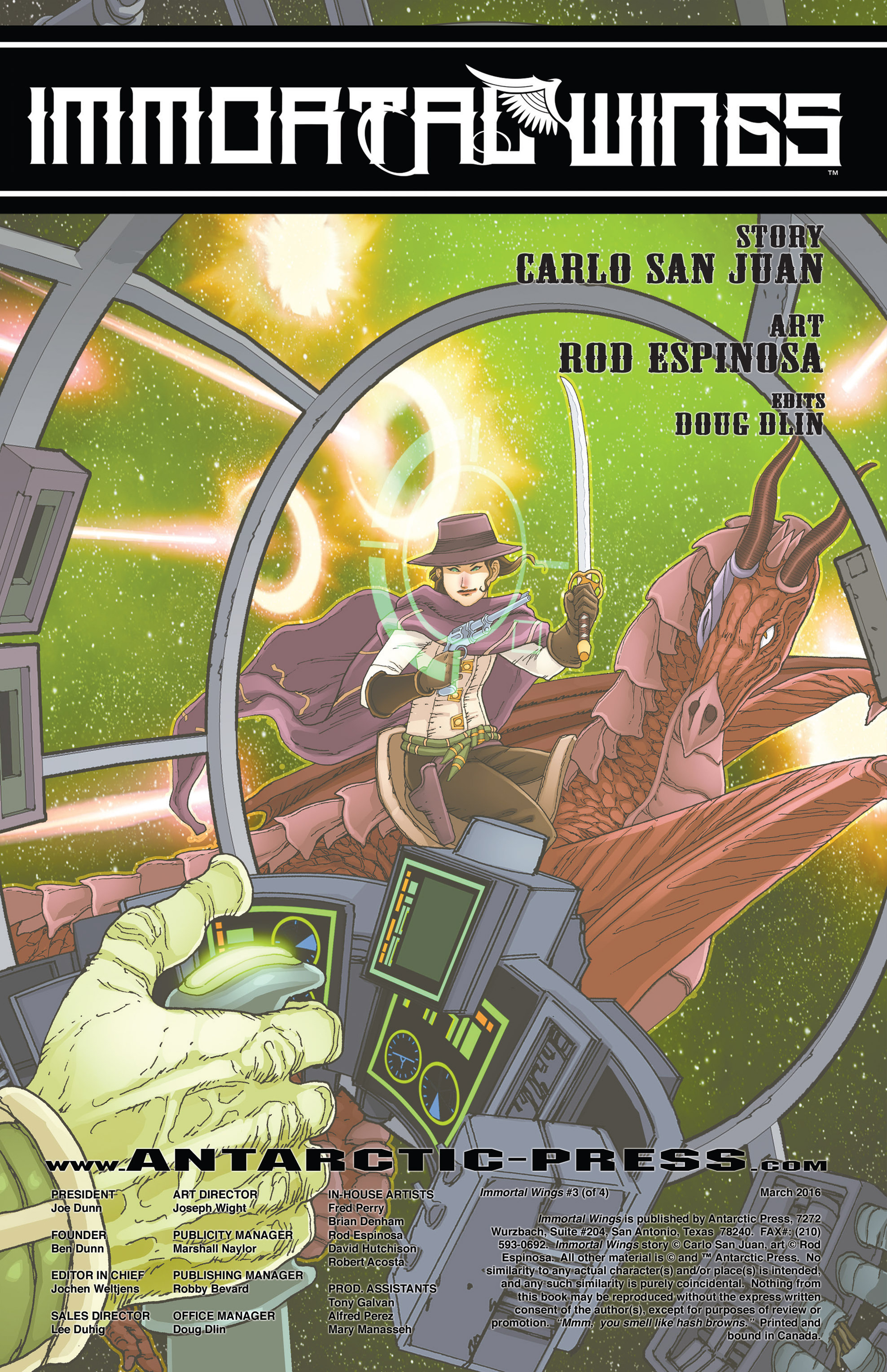 Read online Immortal Wings comic -  Issue #3 - 2