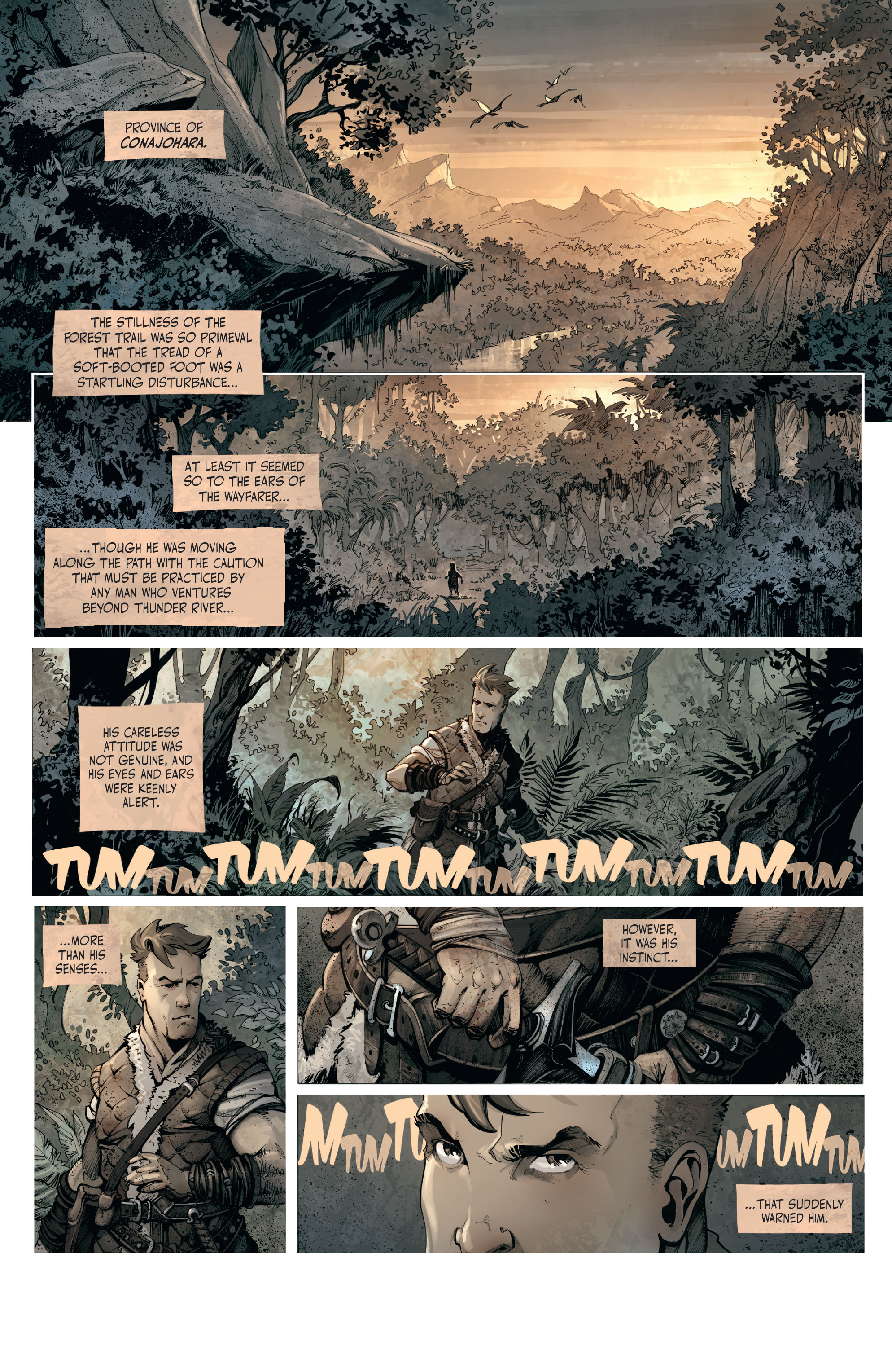 Read online The Cimmerian: Beyond The Black River comic -  Issue #1 - 3