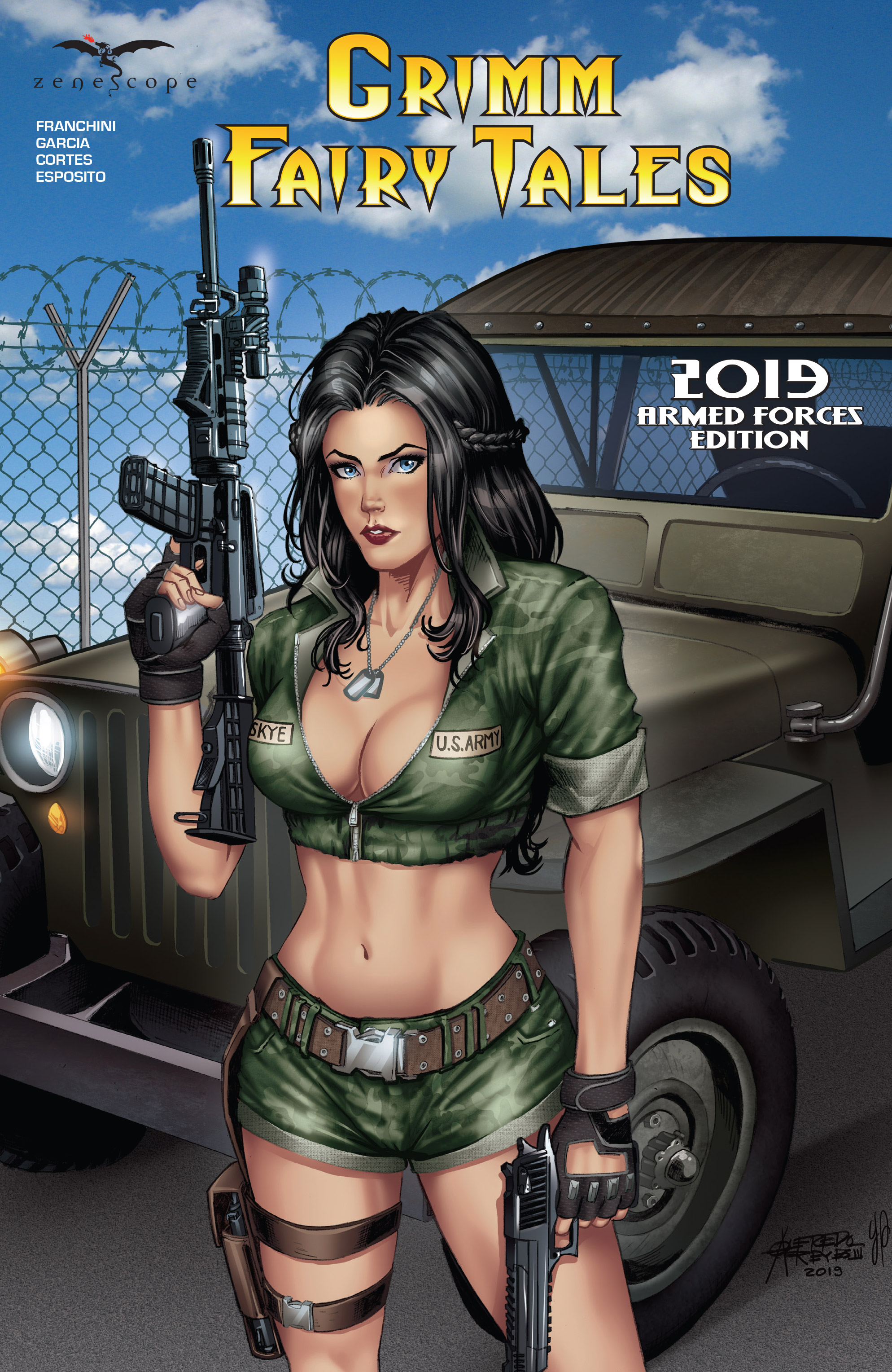 Read online Grimm Fairy Tales: 2019 Armed Forces Edition comic -  Issue # Full - 1