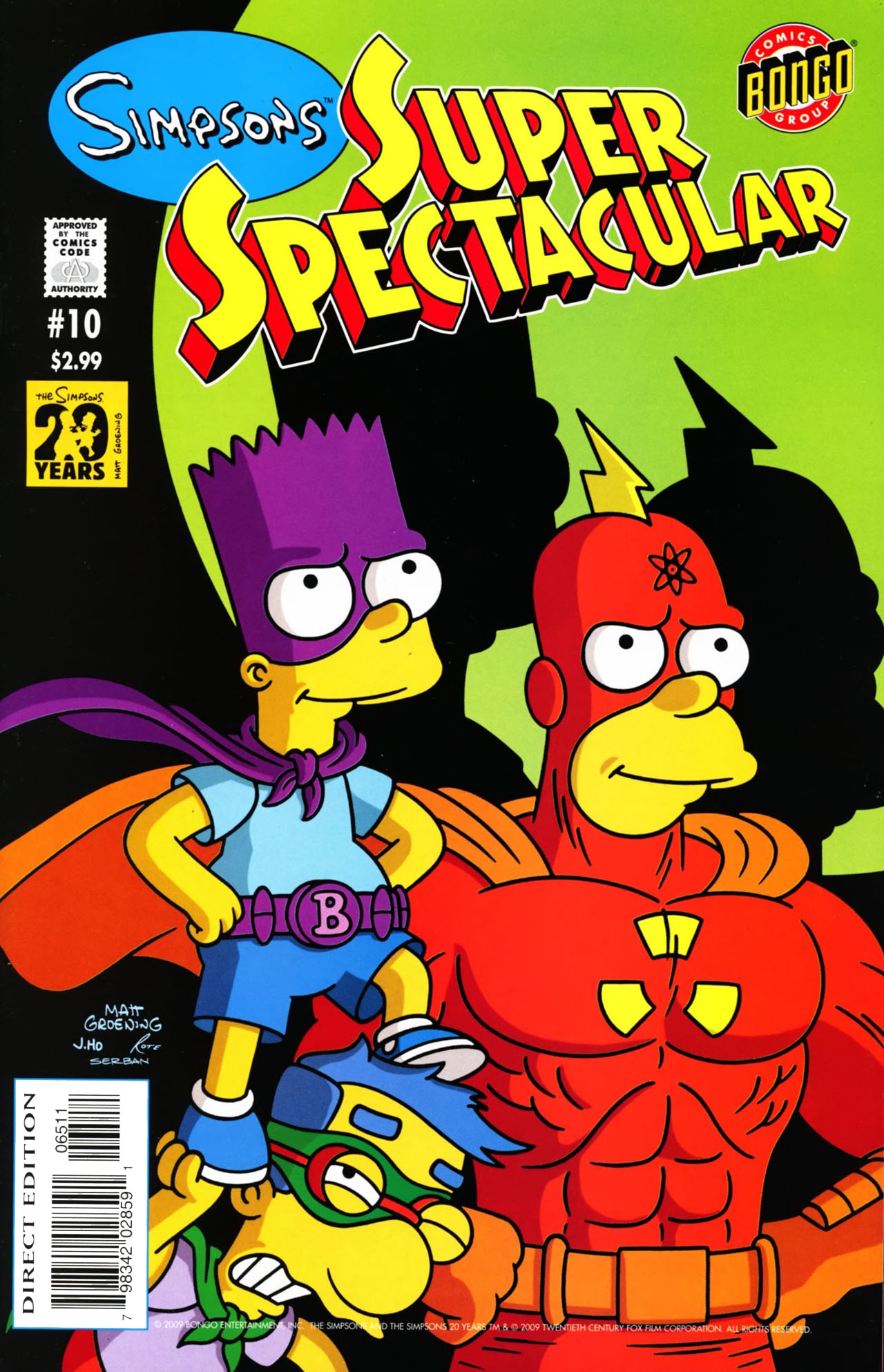Read online Bongo Comics Presents Simpsons Super Spectacular comic -  Issue #10 - 1