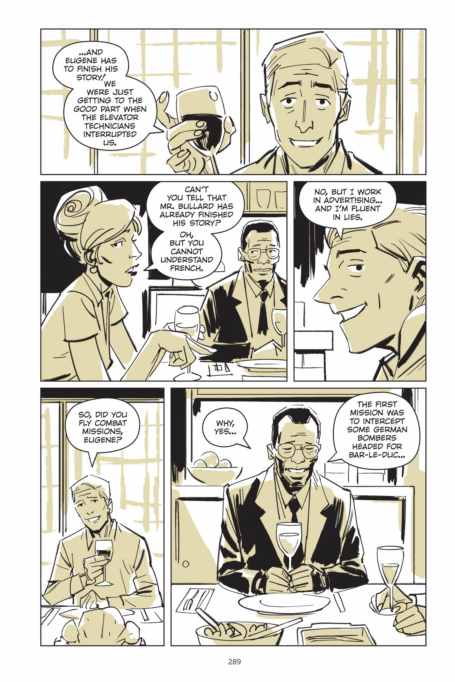 Read online Now Let Me Fly: A Portrait of Eugene Bullard comic -  Issue # TPB (Part 3) - 84