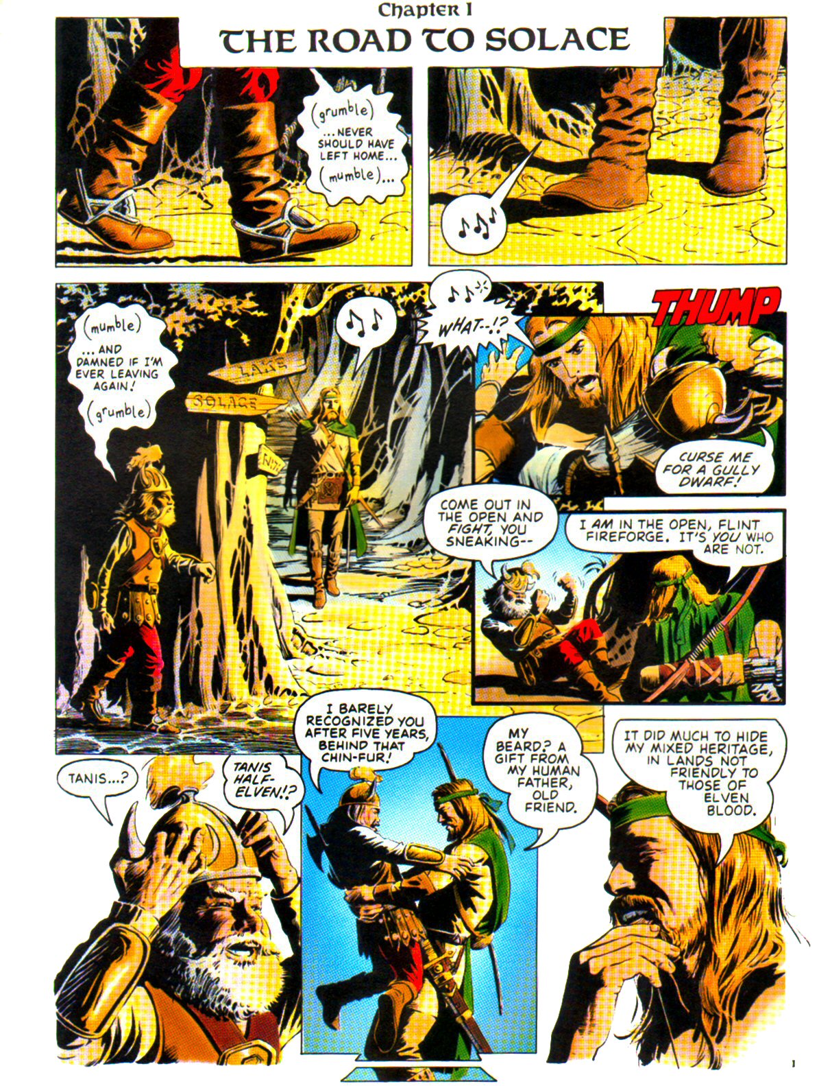 Read online Dragonlance Saga comic -  Issue #1 - 5