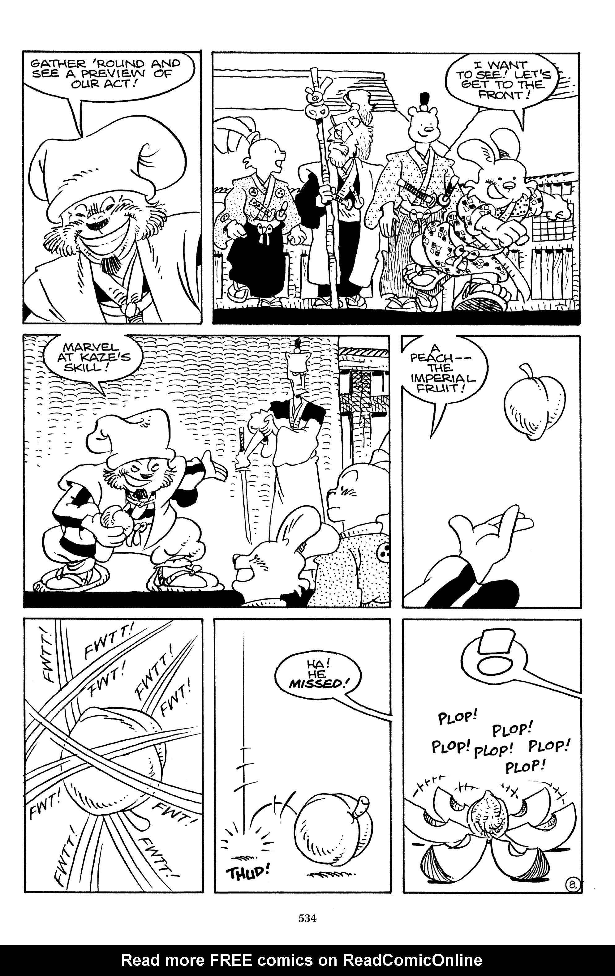Read online The Usagi Yojimbo Saga comic -  Issue # TPB 4 - 530