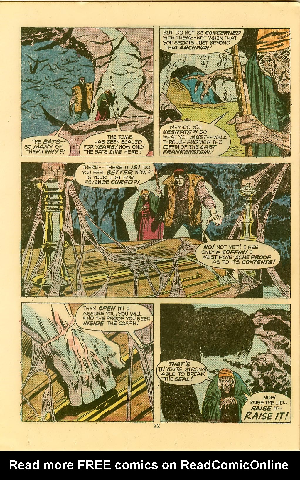 Read online Frankenstein (1973) comic -  Issue #7 - 15