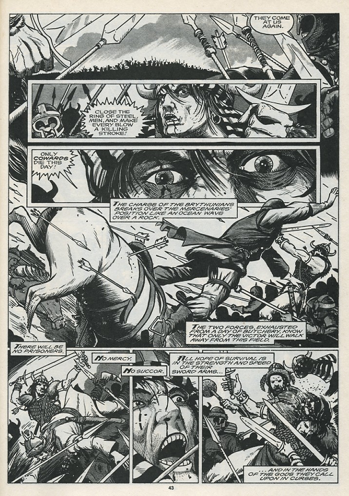 Read online The Savage Sword Of Conan comic -  Issue #176 - 45