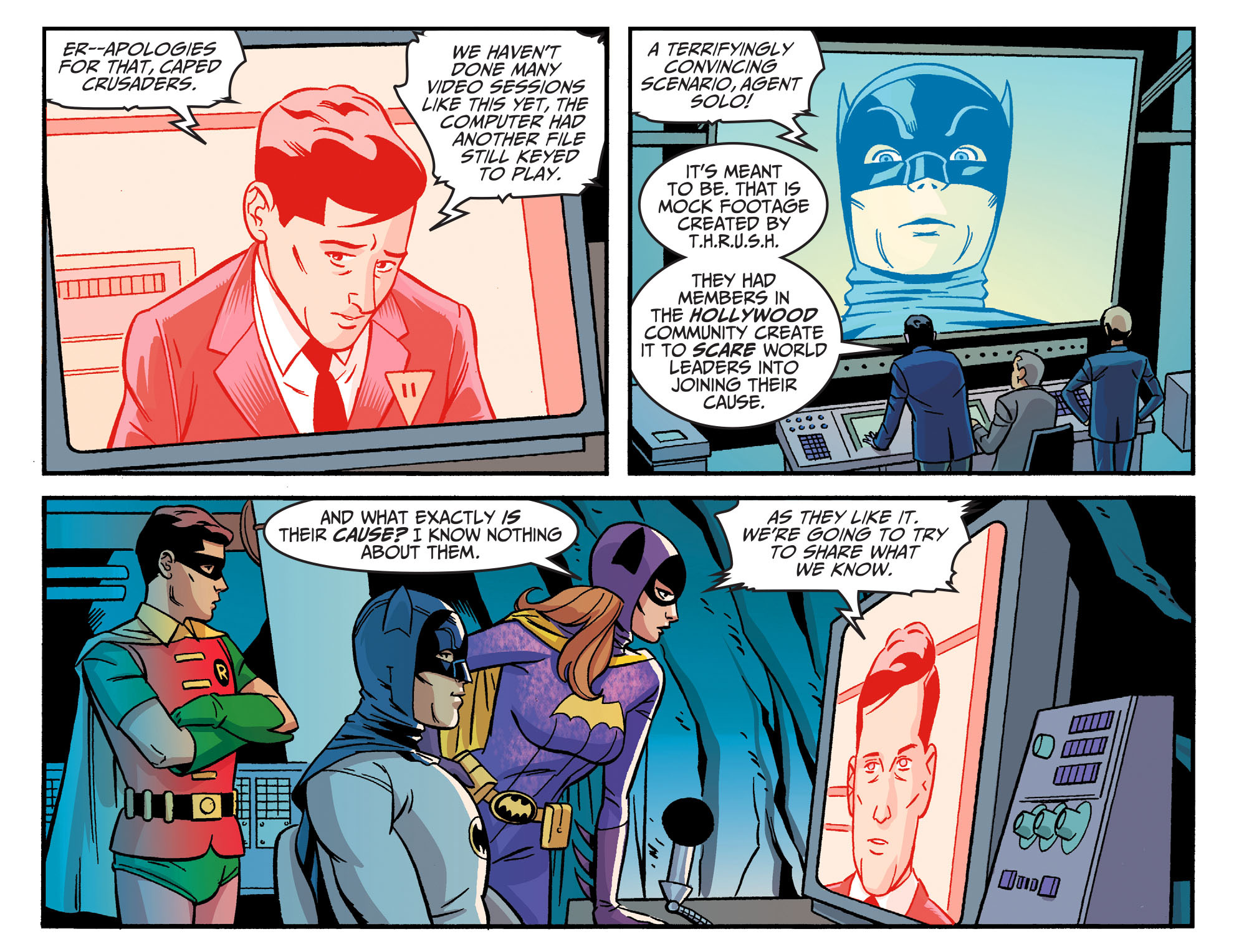 Read online Batman '66 Meets the Man from U.N.C.L.E. comic -  Issue #6 - 9