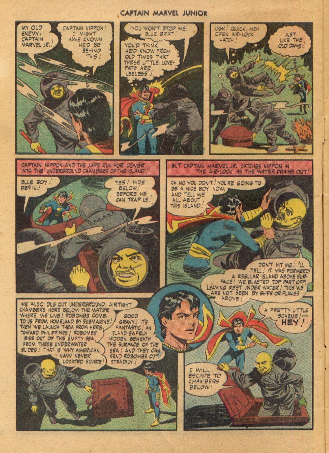 Read online Captain Marvel, Jr. comic -  Issue #31 - 8