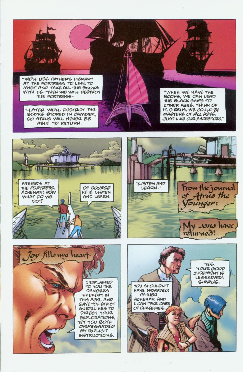 Read online Myst: The Book of the Black Ships comic -  Issue #1 - 21