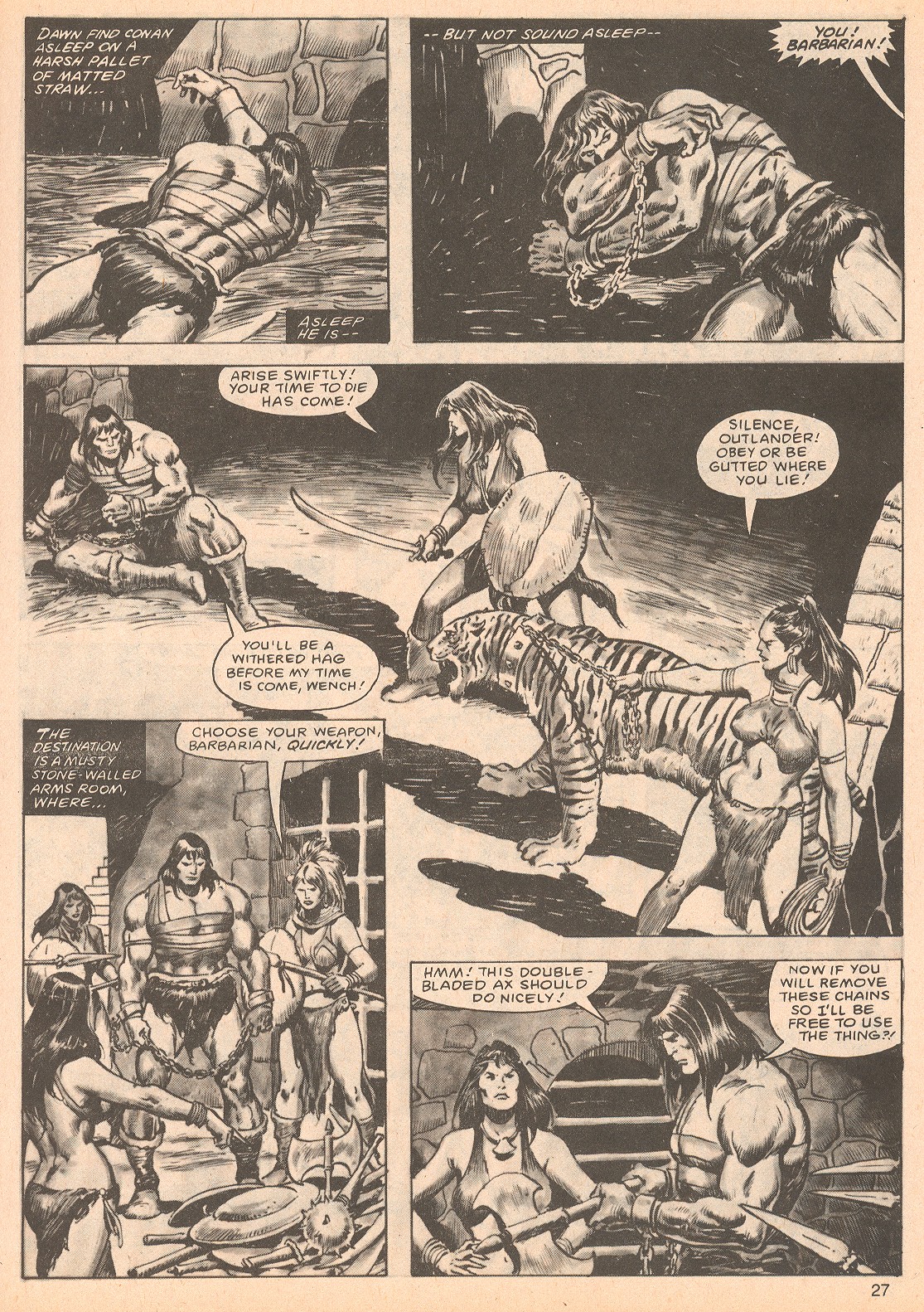 Read online The Savage Sword Of Conan comic -  Issue #62 - 27