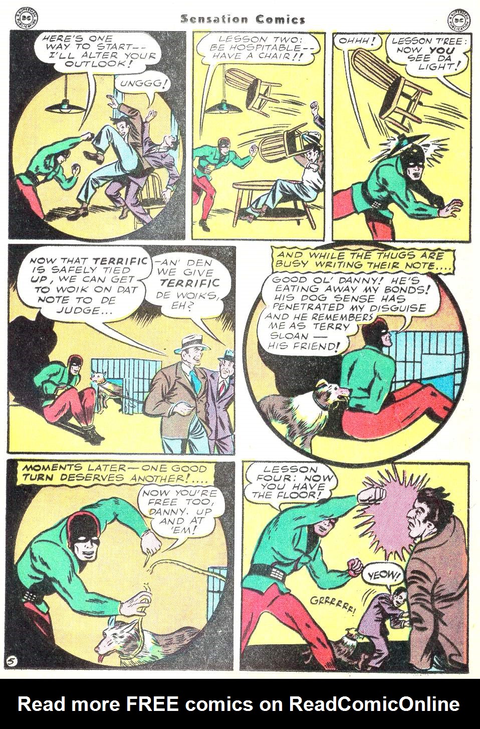 Read online Sensation (Mystery) Comics comic -  Issue #50 - 29