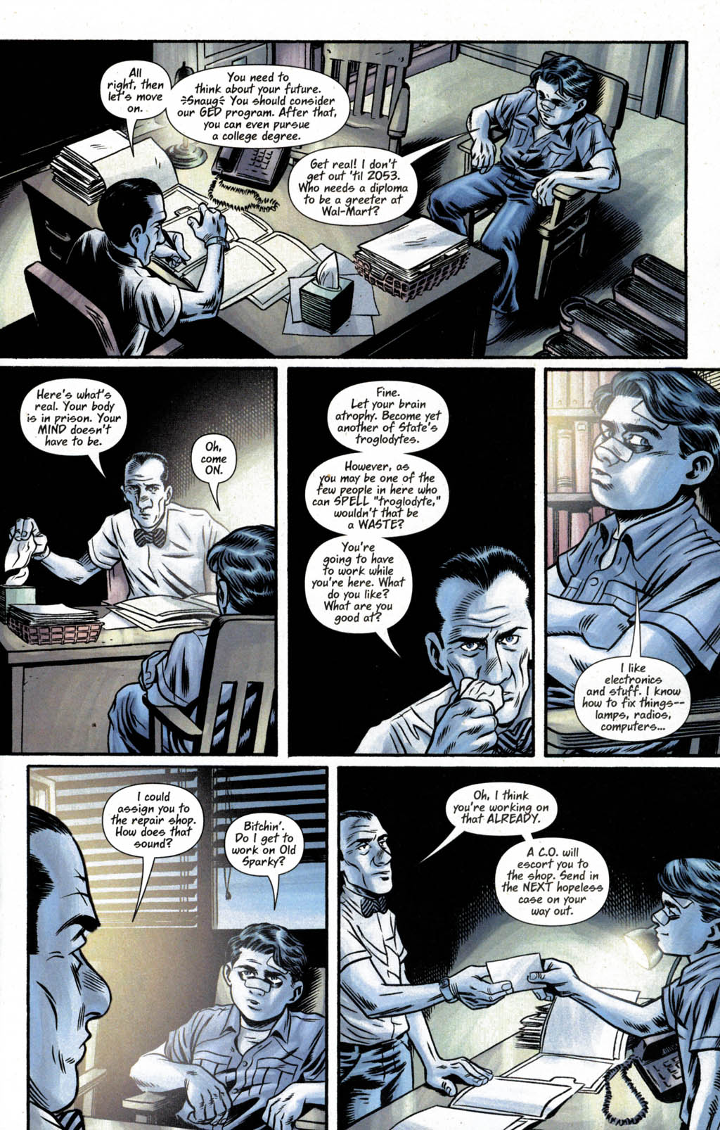Read online Hard Time comic -  Issue #3 - 10
