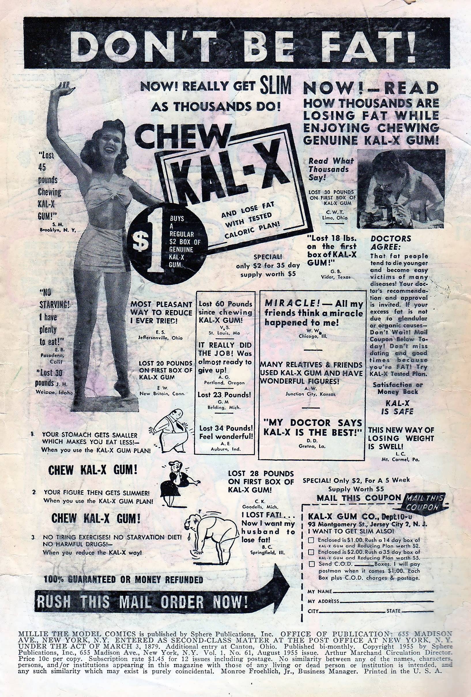 Read online Millie the Model comic -  Issue #61 - 2
