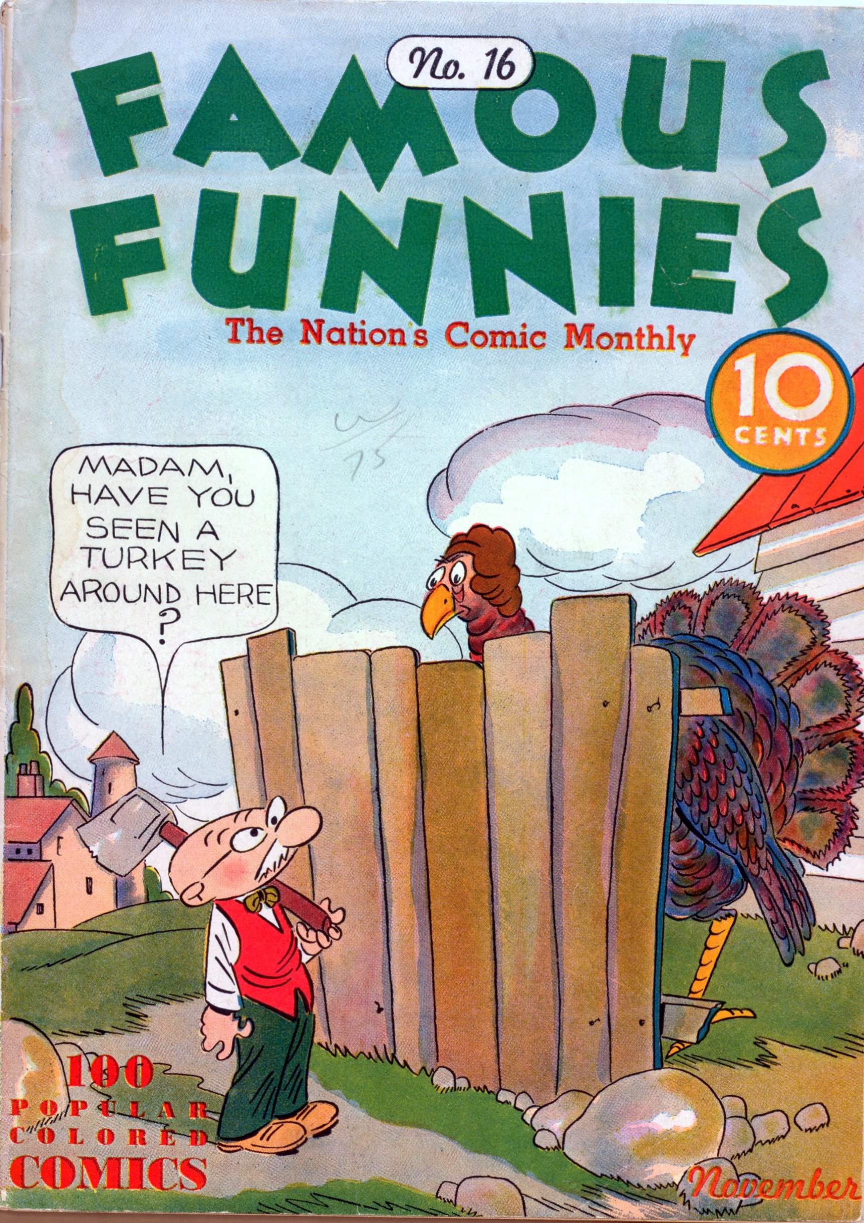 Read online Famous Funnies comic -  Issue #16 - 1