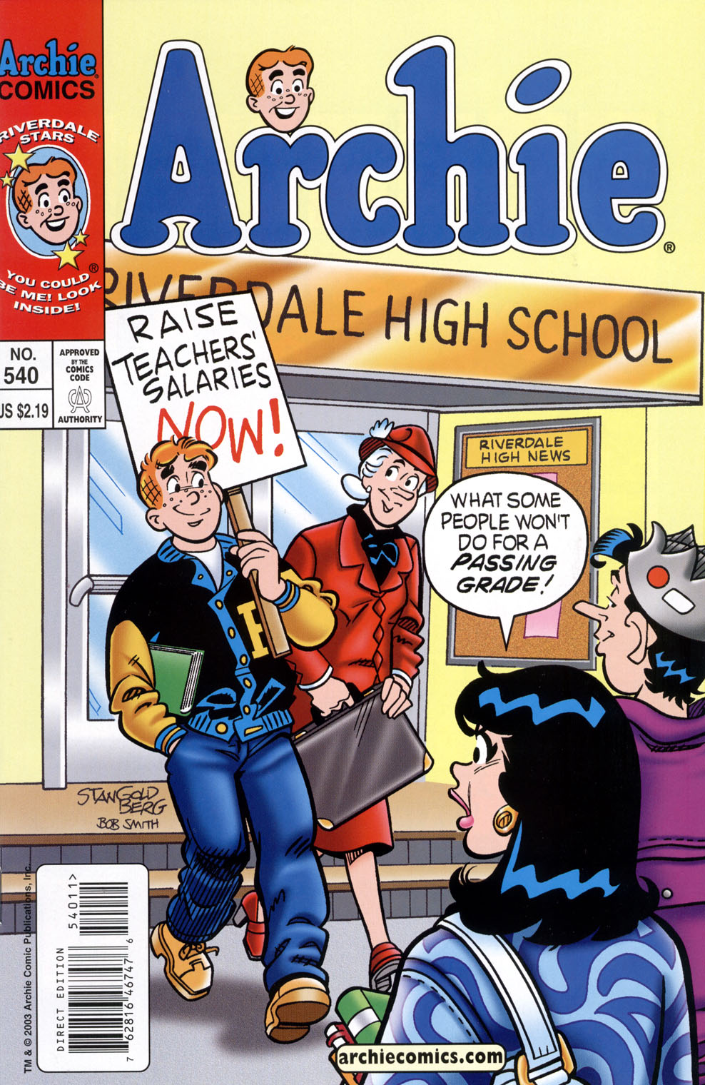 Read online Archie (1960) comic -  Issue #540 - 1