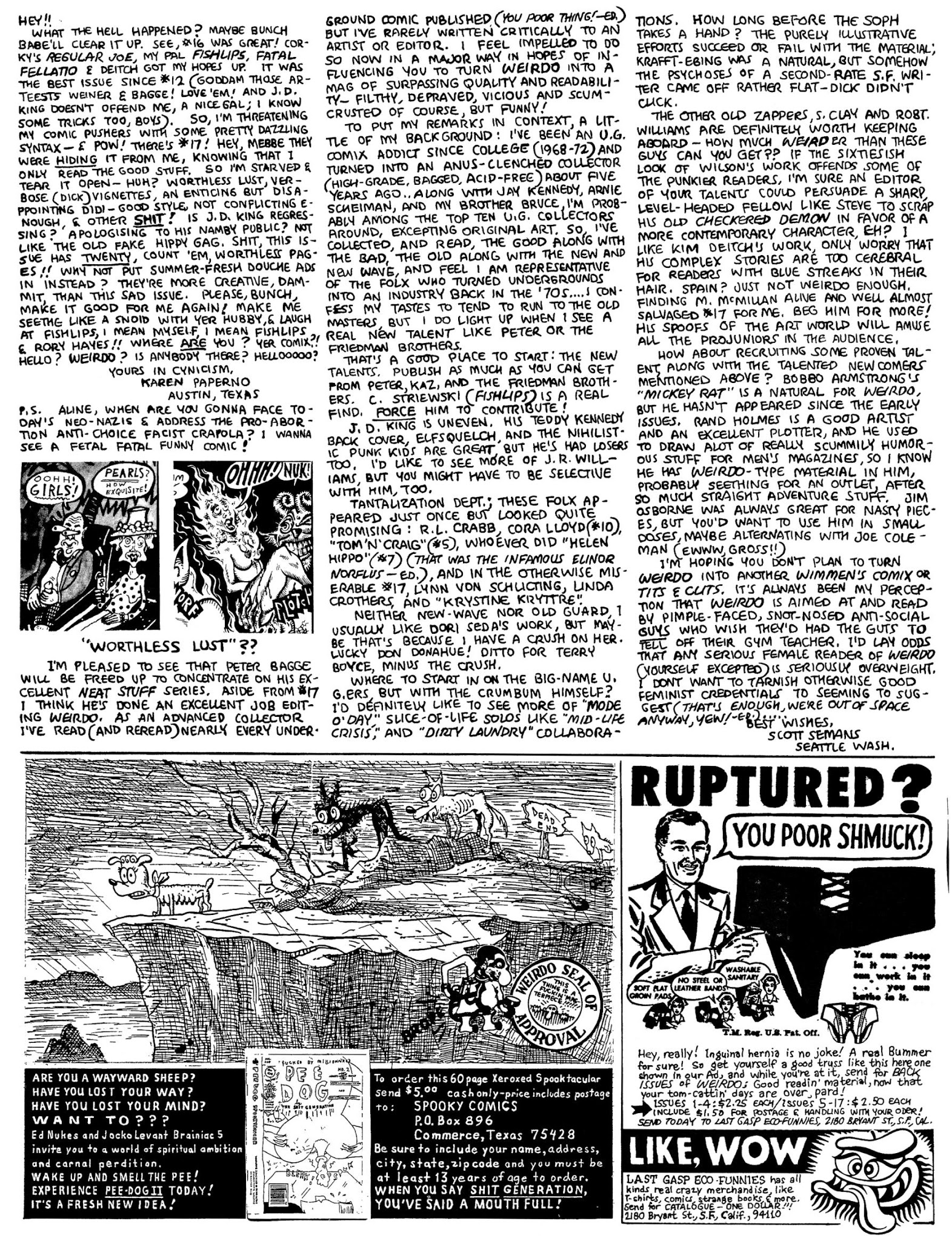 Read online Weirdo comic -  Issue #18 - 6