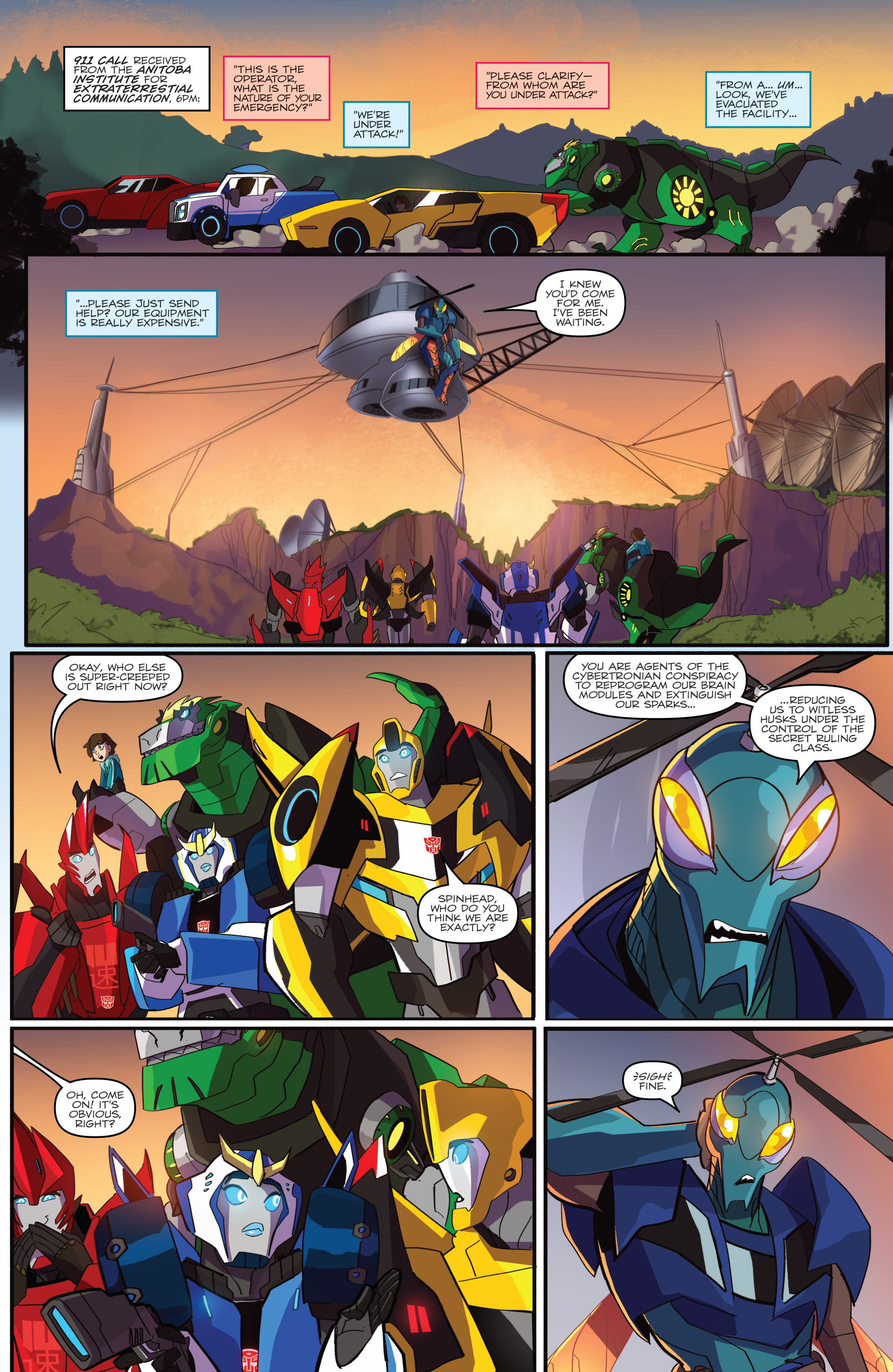 Read online Transformers: Robots In Disguise (2015) comic -  Issue #1 - 15