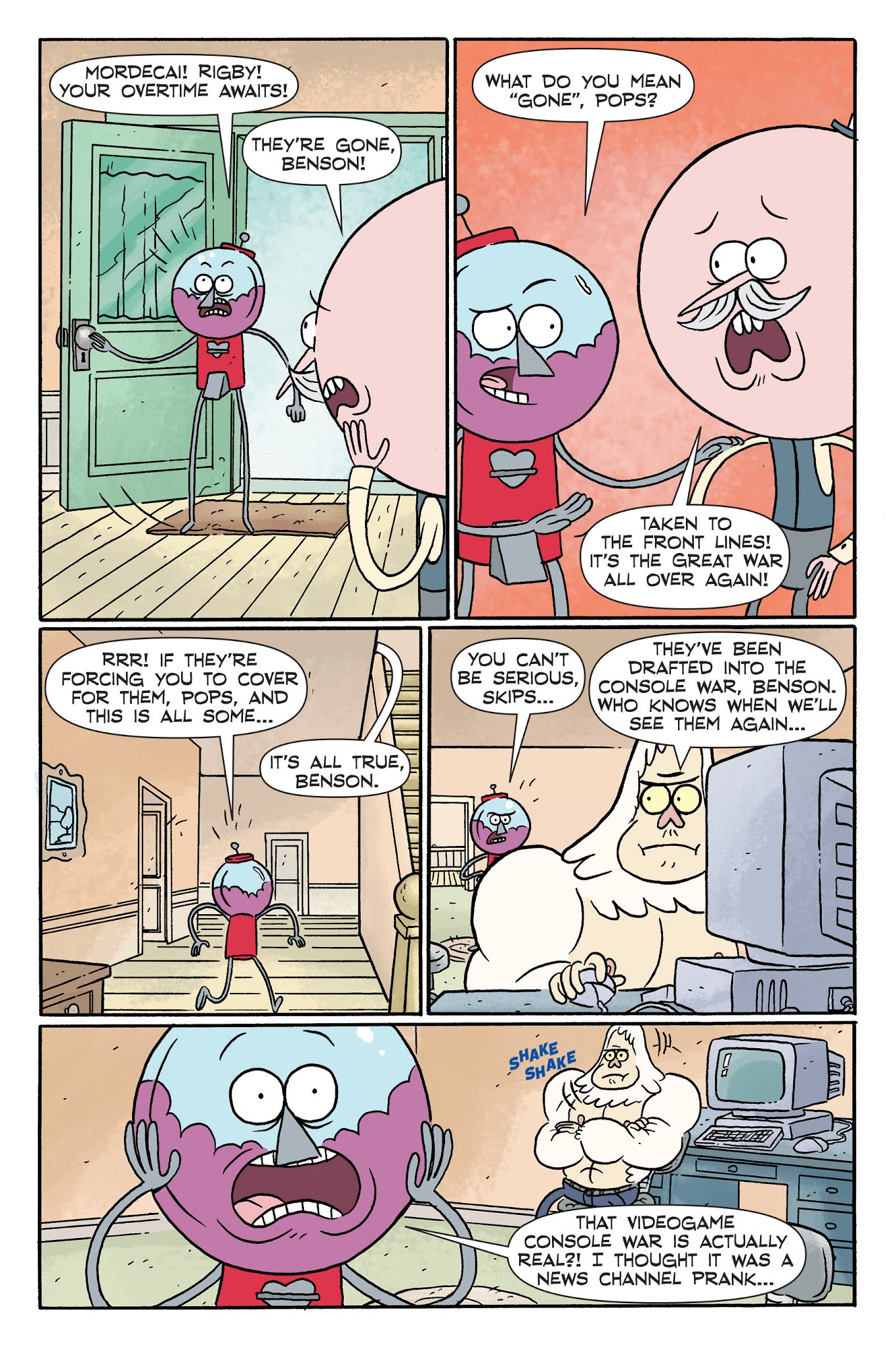 Read online Regular Show: A Clash of Consoles comic -  Issue # TPB (Part 1) - 27