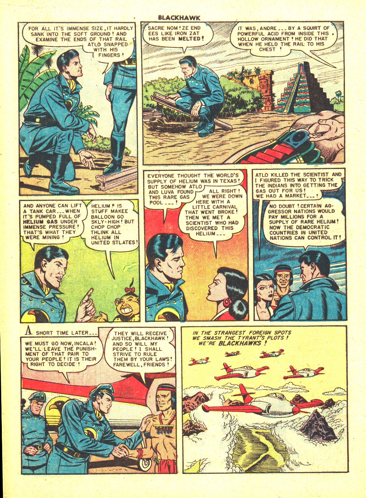 Read online Blackhawk (1957) comic -  Issue #35 - 14