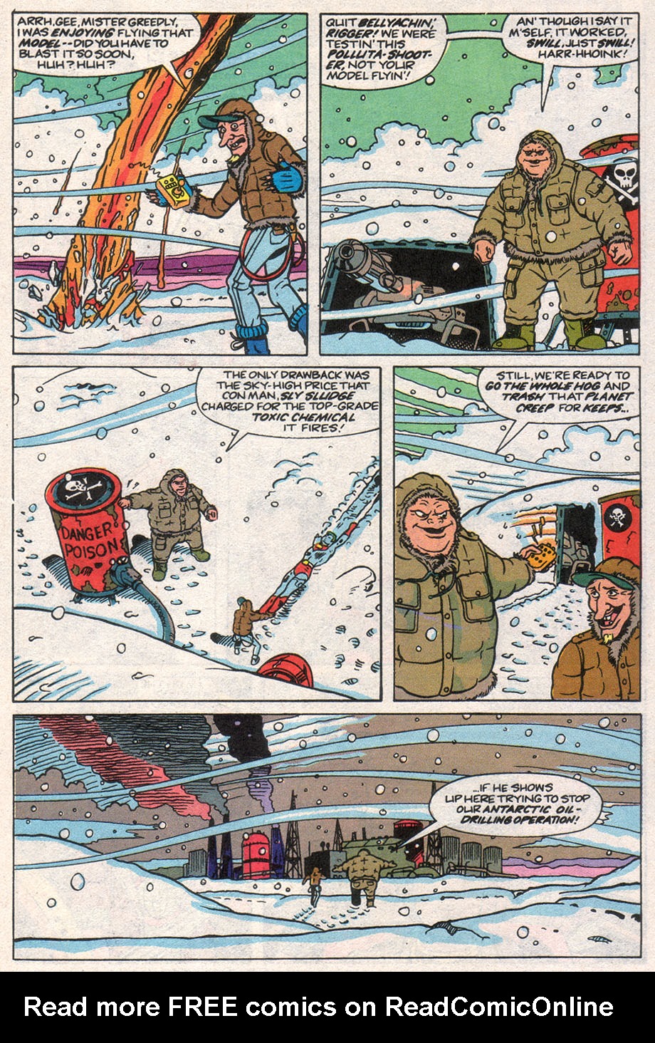 Read online Captain Planet and the Planeteers comic -  Issue #10 - 17