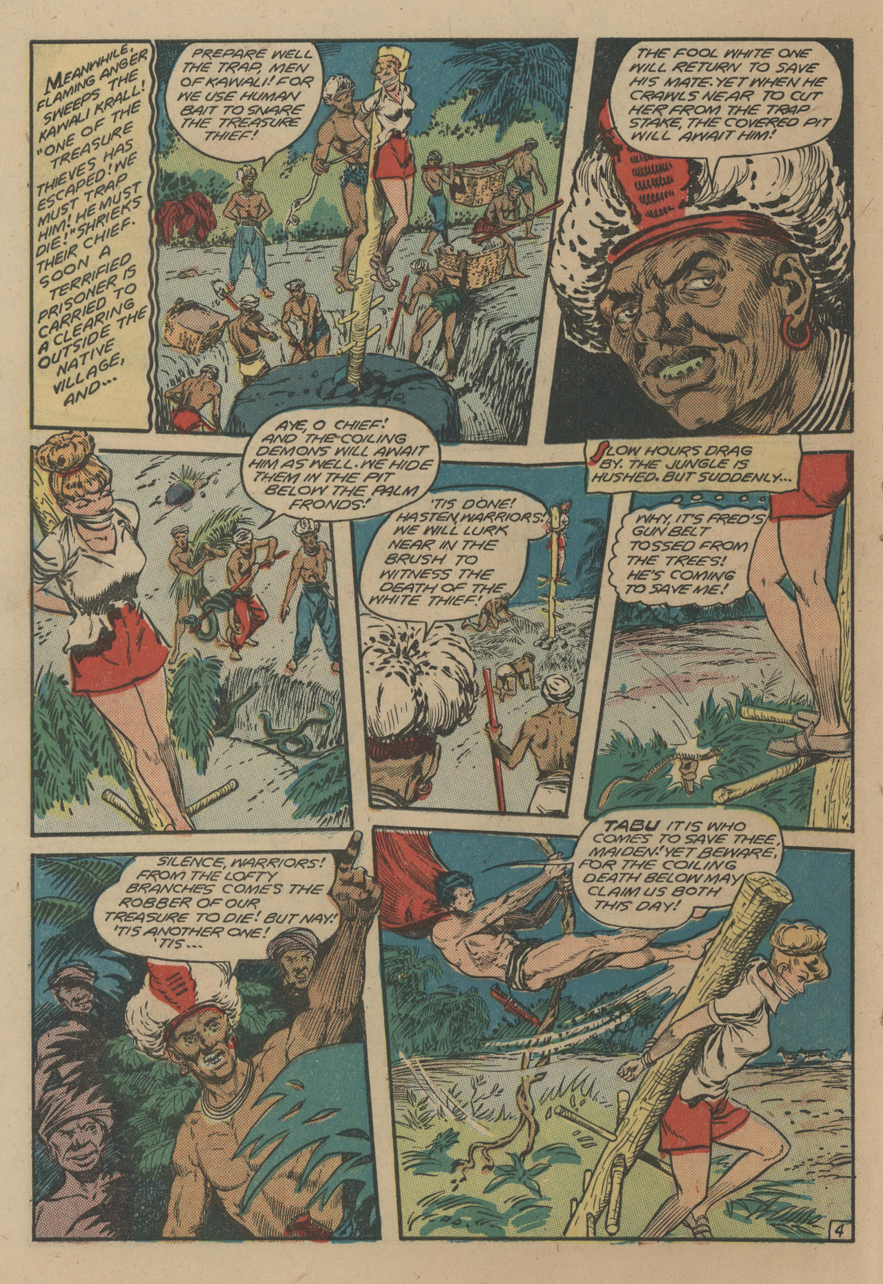 Read online Jungle Comics comic -  Issue #106 - 48