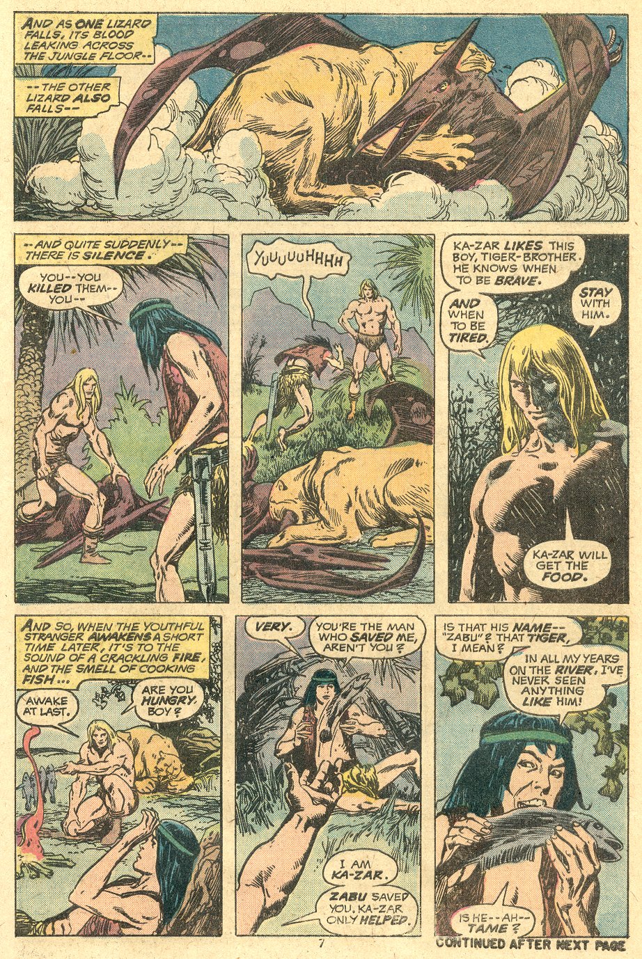 Read online Ka-Zar comic -  Issue #6 - 6