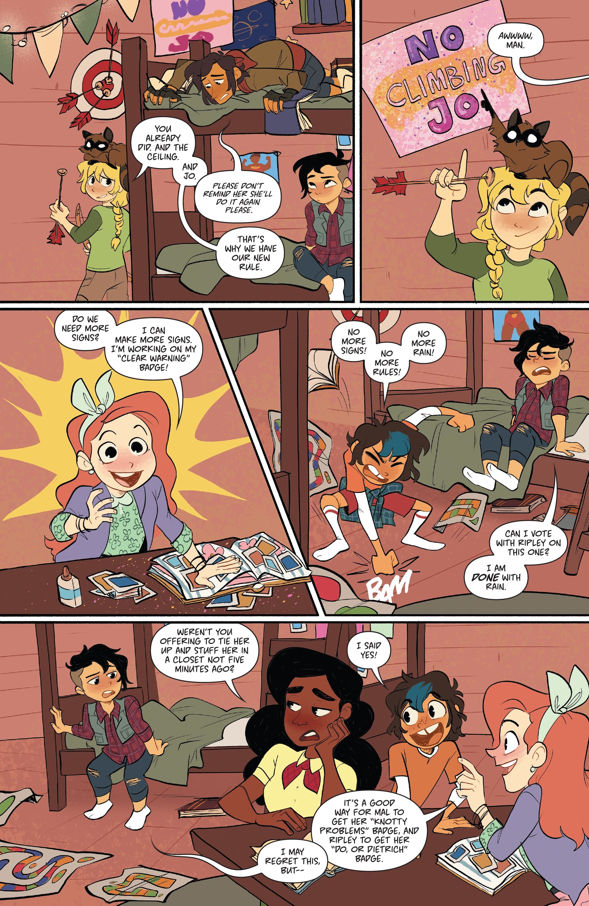 Read online Lumberjanes: Somewhere That's Green comic -  Issue # Full - 4
