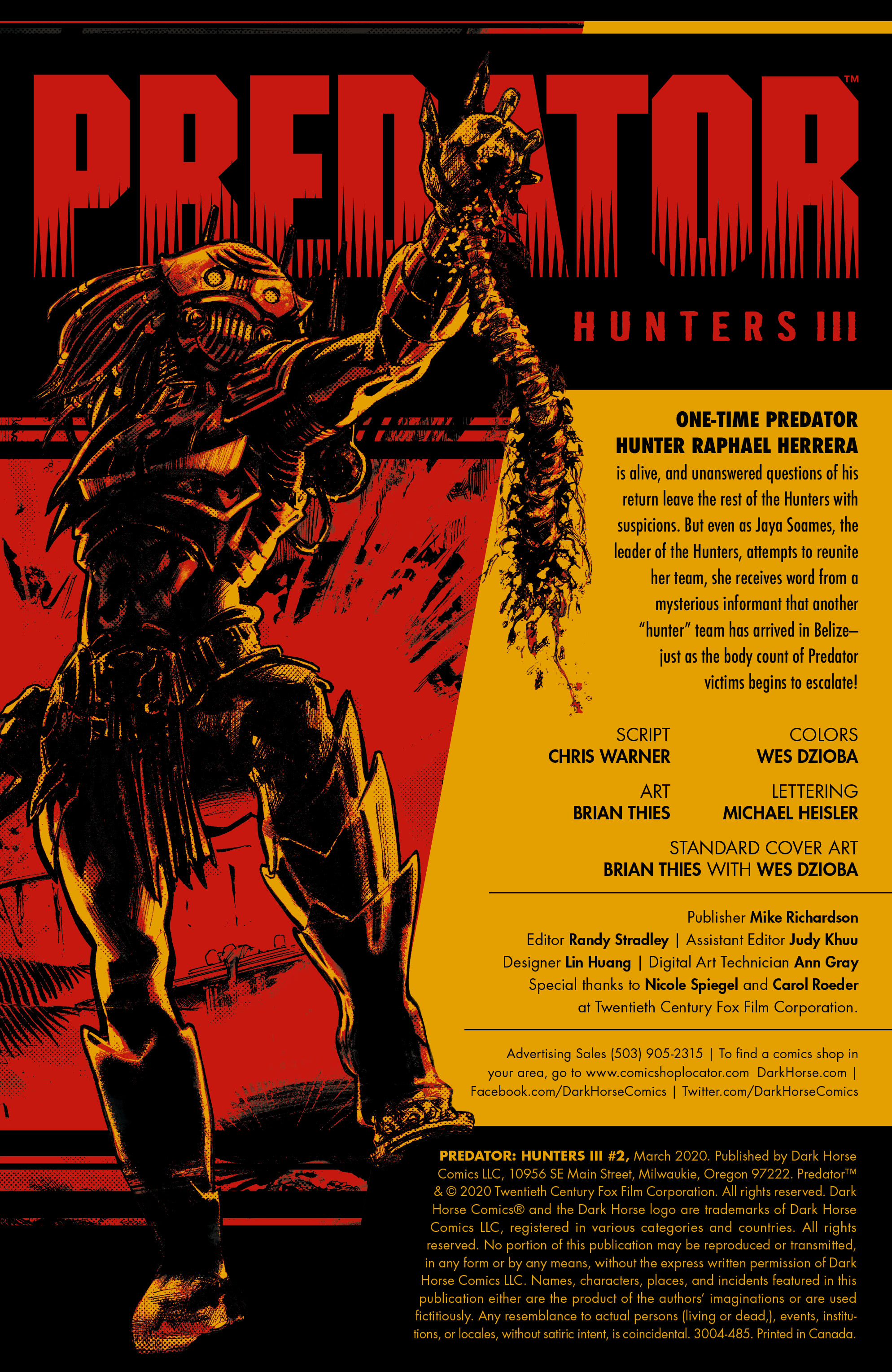 Read online Predator: Hunters III comic -  Issue #2 - 2