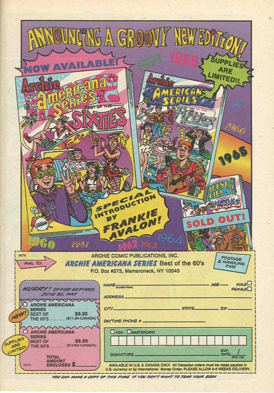 Read online Archie Digest Magazine comic -  Issue #149 - 71