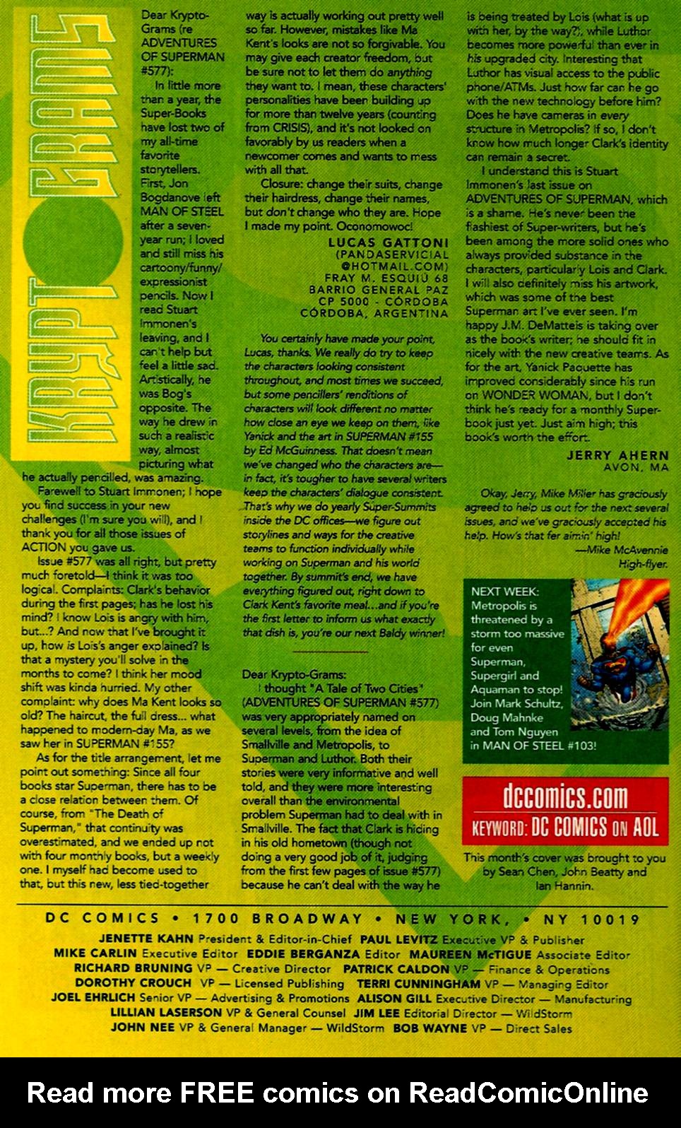 Read online Adventures of Superman (1987) comic -  Issue #581 - 24