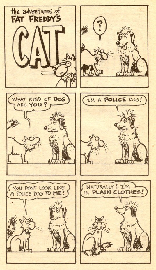 Read online Adventures of Fat Freddy's Cat comic -  Issue #2 - 34