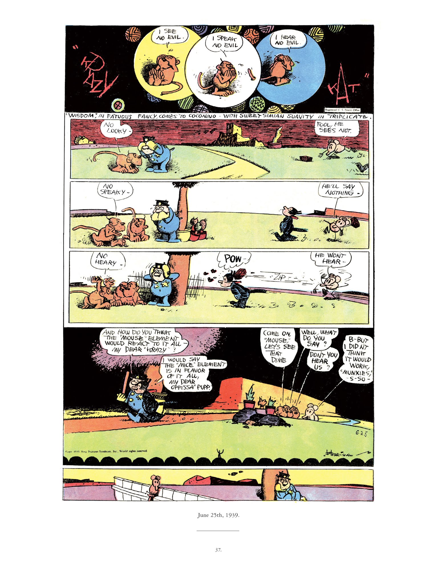 Read online Krazy & Ignatz comic -  Issue # TPB 11 - 37