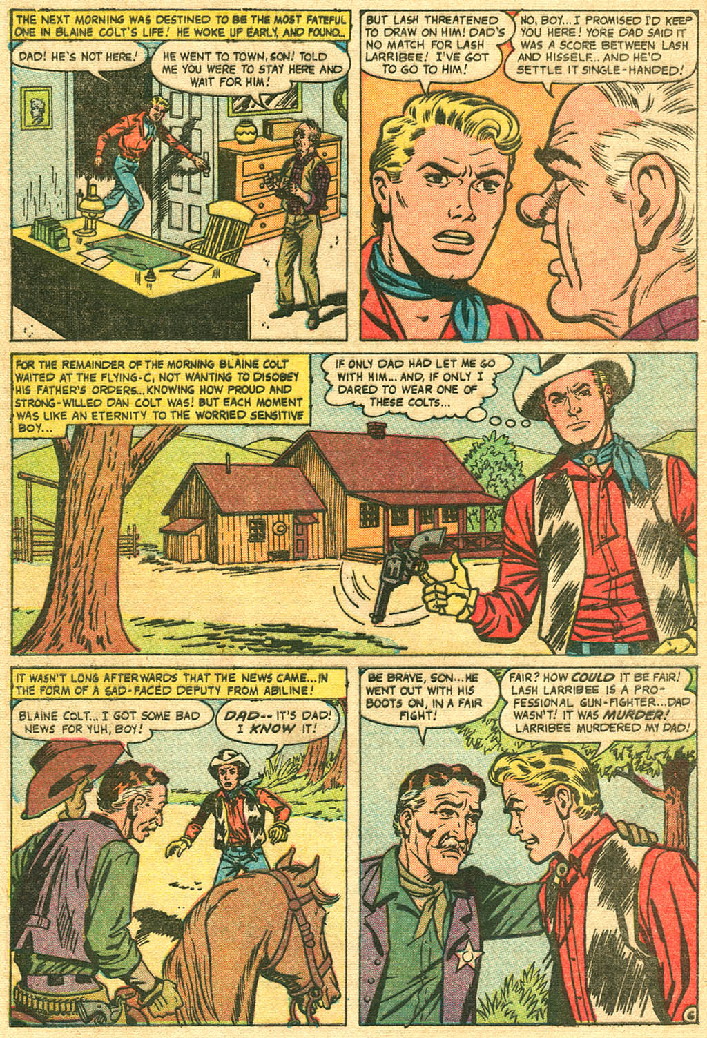 Read online Kid Colt Outlaw comic -  Issue #130 - 8