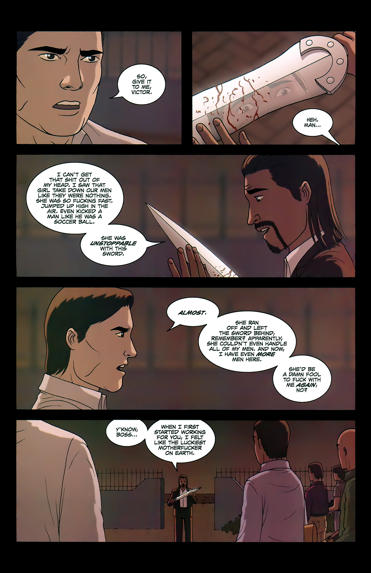 Read online The Sword comic -  Issue #14 - 22