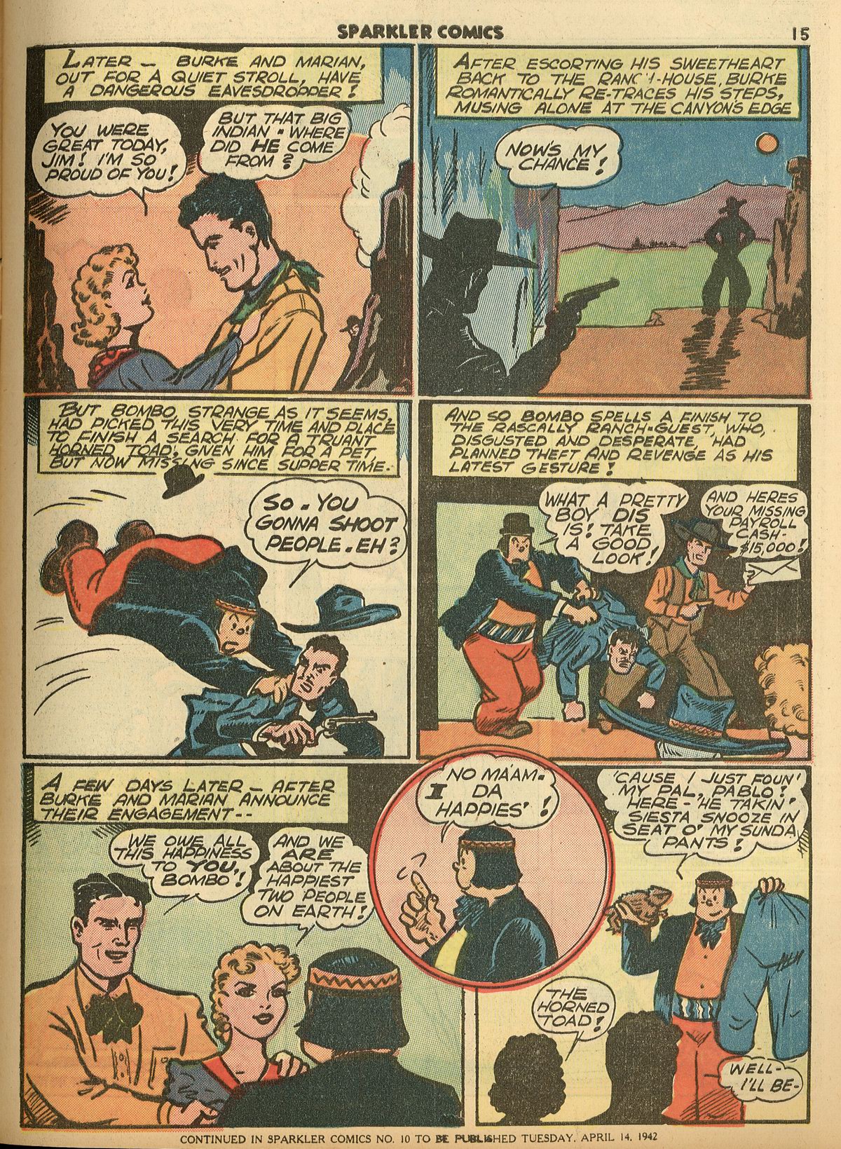 Read online Sparkler Comics comic -  Issue #9 - 17