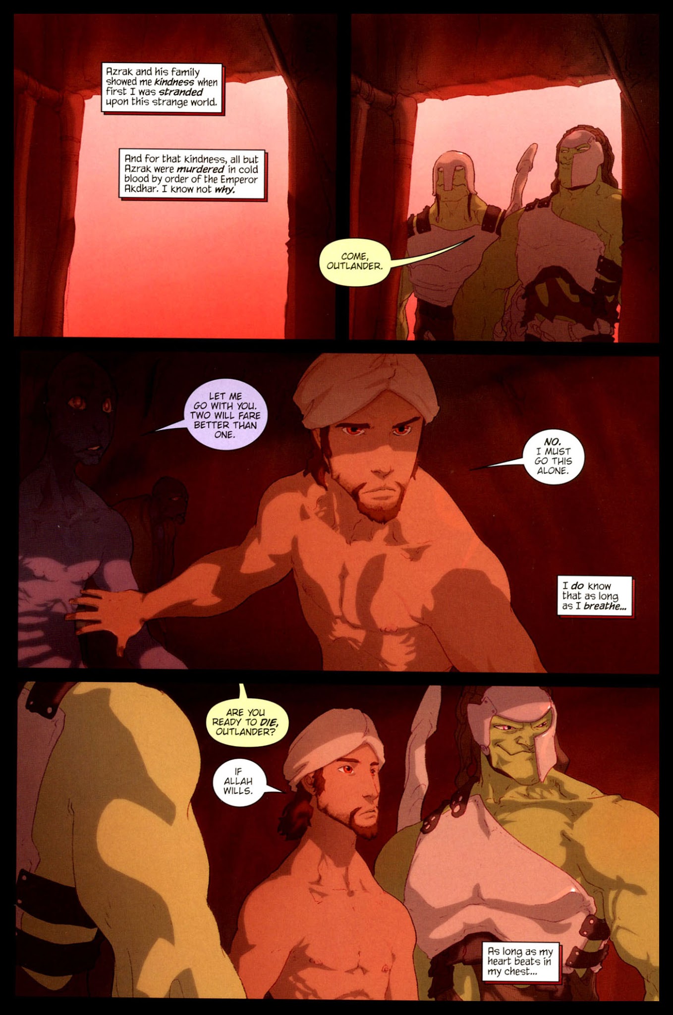 Read online Sinbad: Rogue of Mars comic -  Issue #1 - 9
