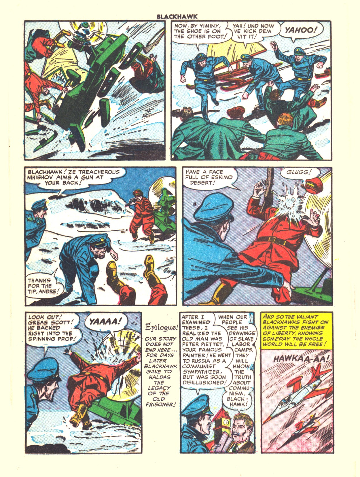 Read online Blackhawk (1957) comic -  Issue #57 - 12