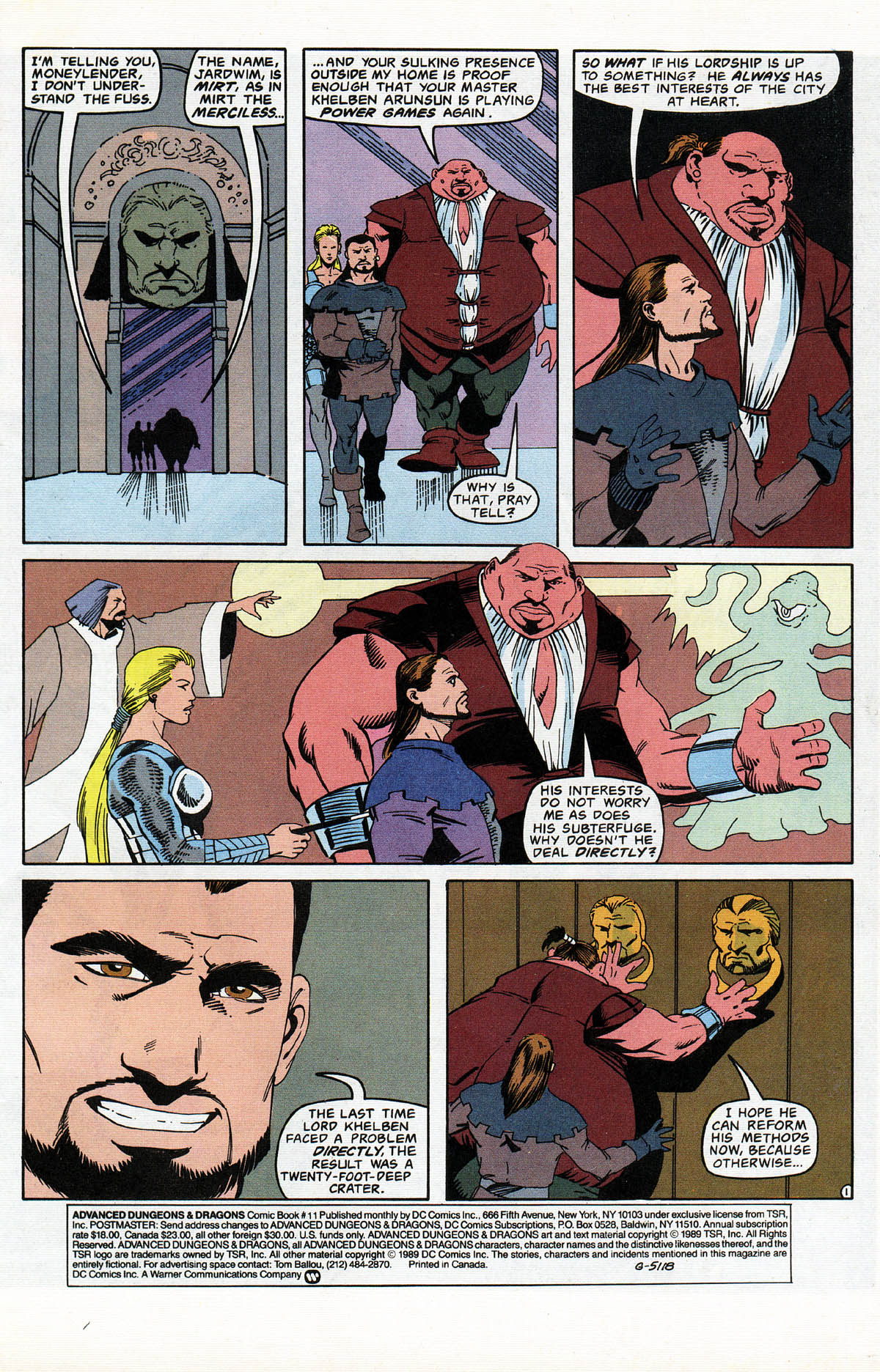 Read online Advanced Dungeons & Dragons comic -  Issue #11 - 3