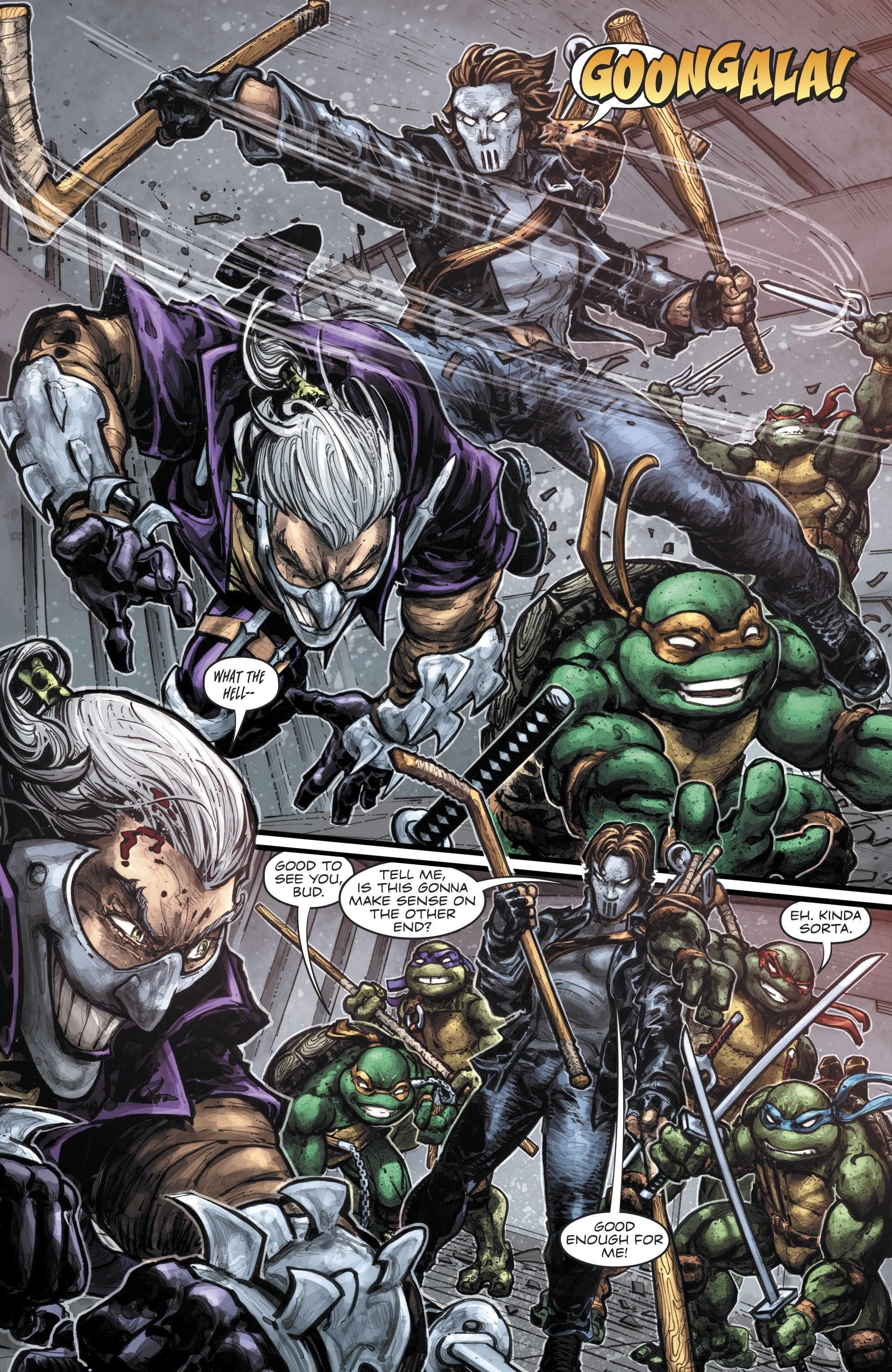 Read online Batman/Teenage Mutant Ninja Turtles III comic -  Issue #4 - 13