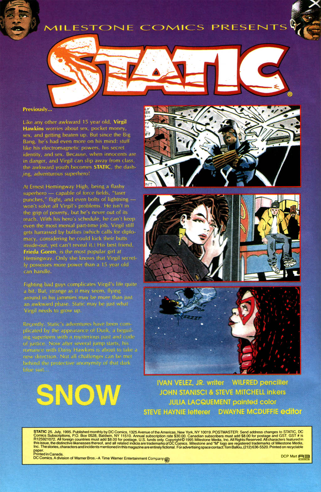 Read online Static comic -  Issue #25 - 3