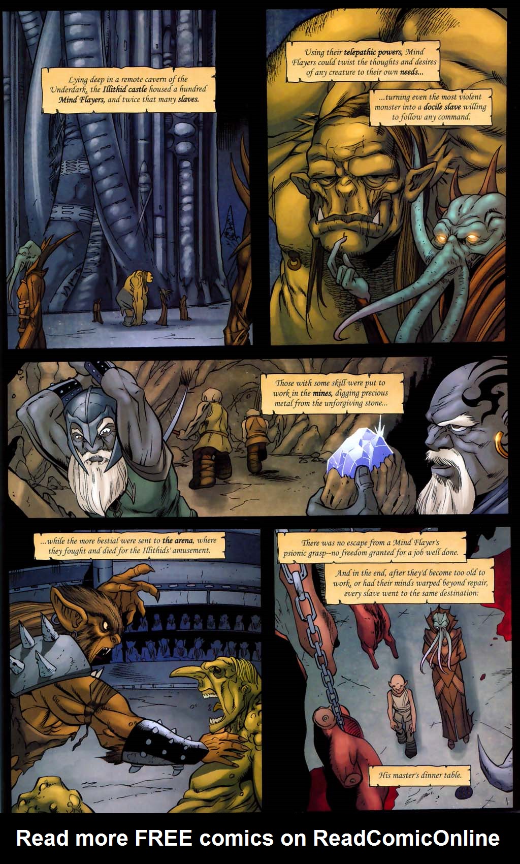 Read online Forgotten Realms: Exile comic -  Issue #3 - 4