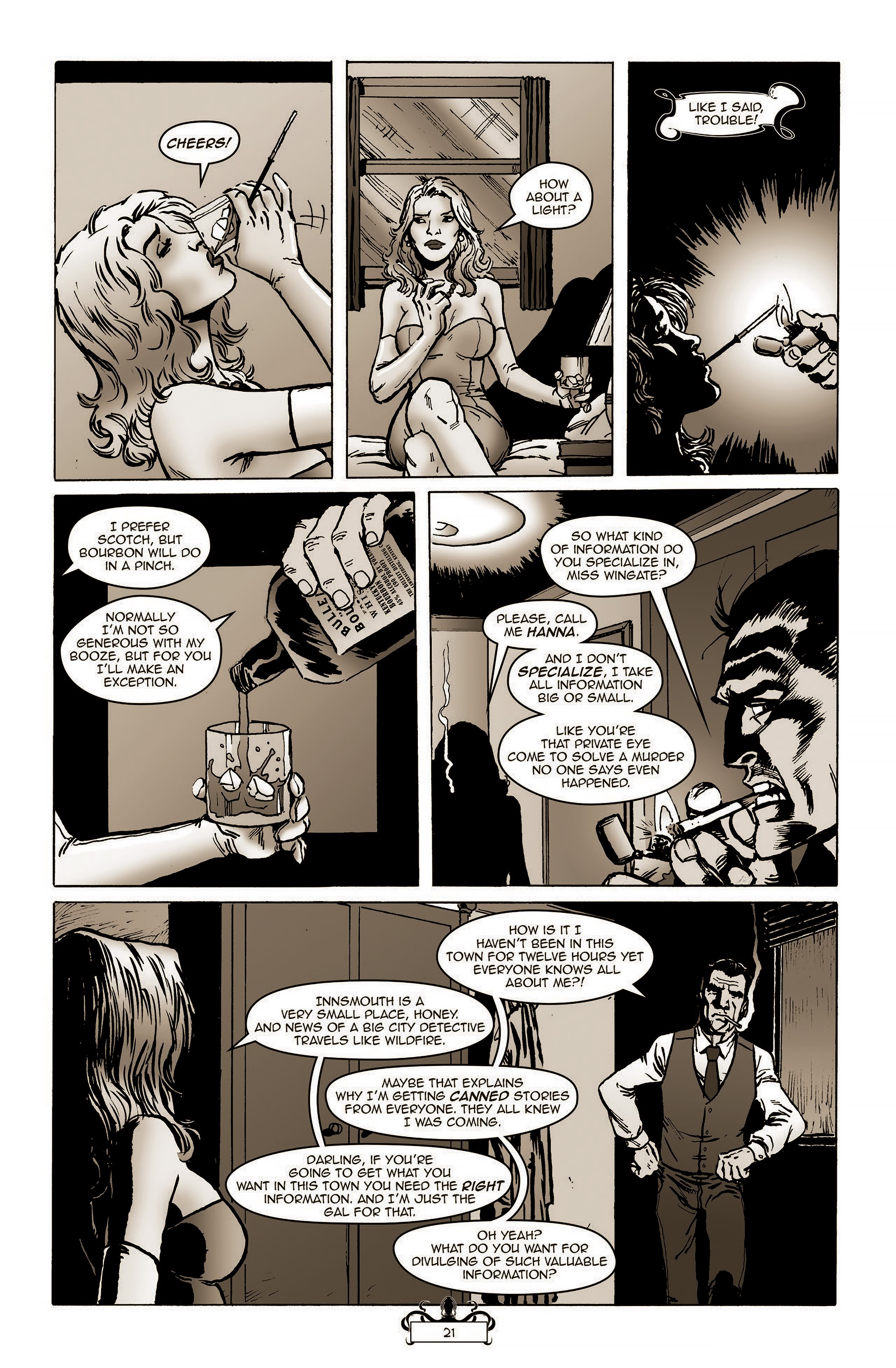 Read online Lovecraft P.I. - A Shot in the Dark comic -  Issue # TPB - 23