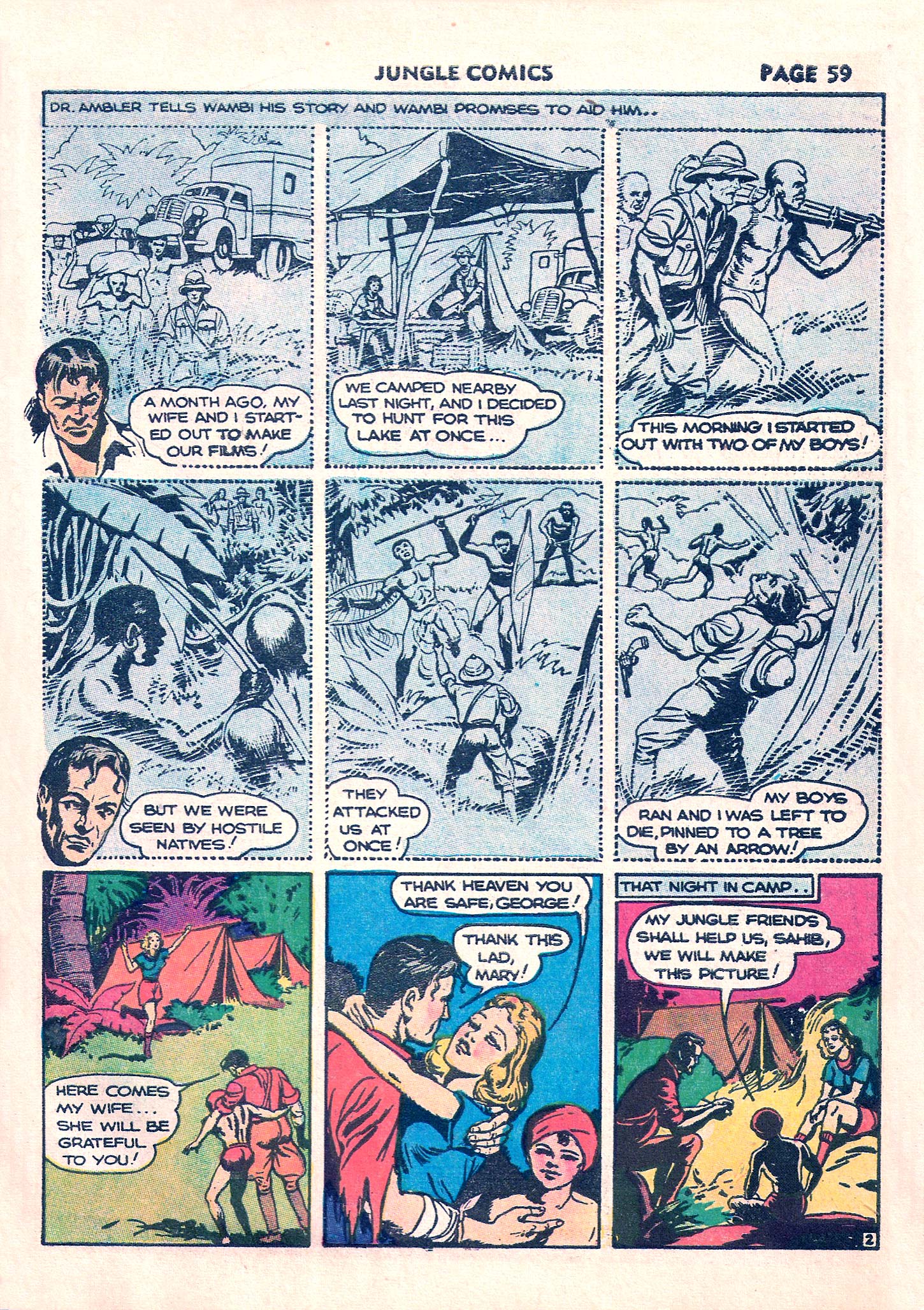Read online Jungle Comics comic -  Issue #11 - 62
